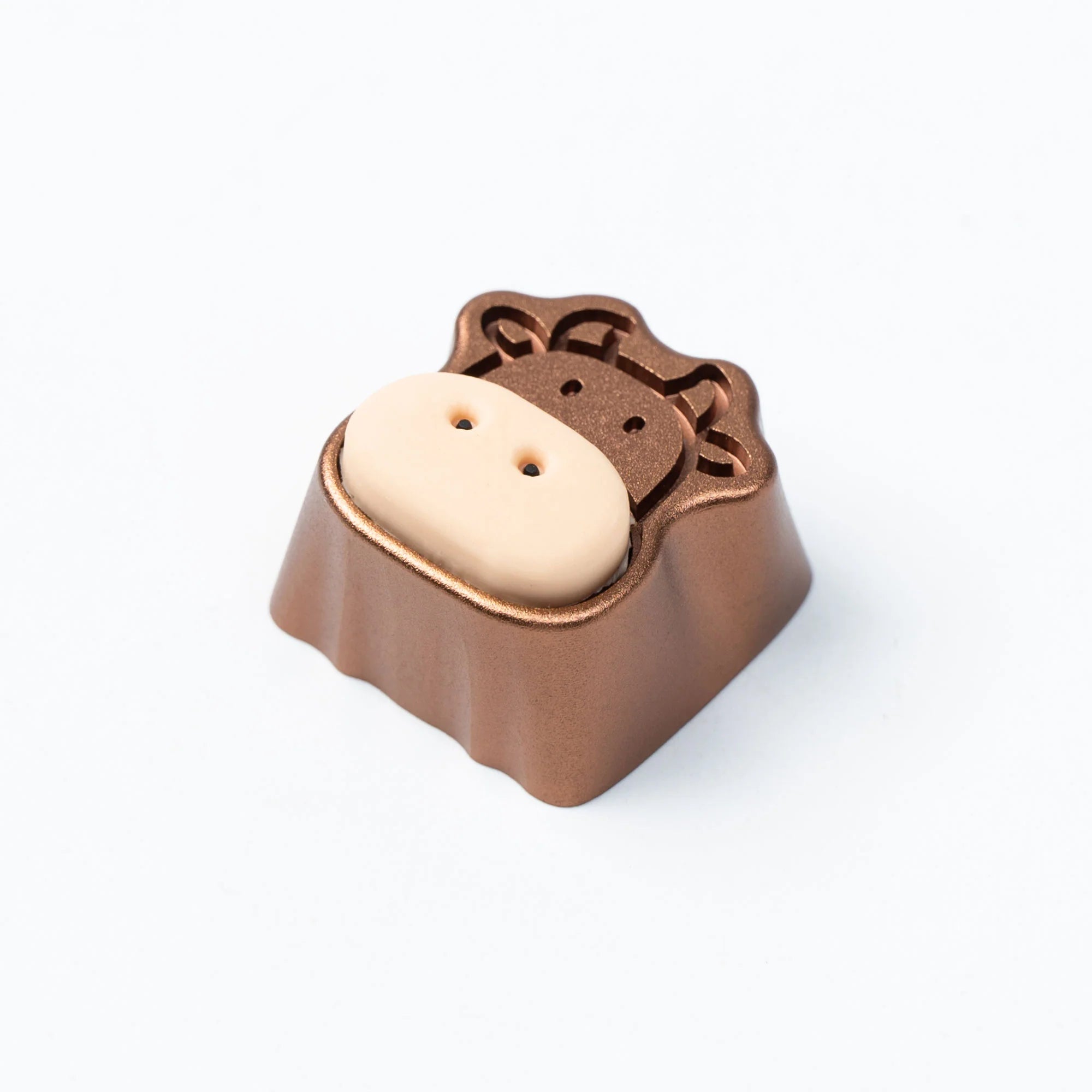 Cute Cows Aluminum Alloy Artisan Keycap - View 2