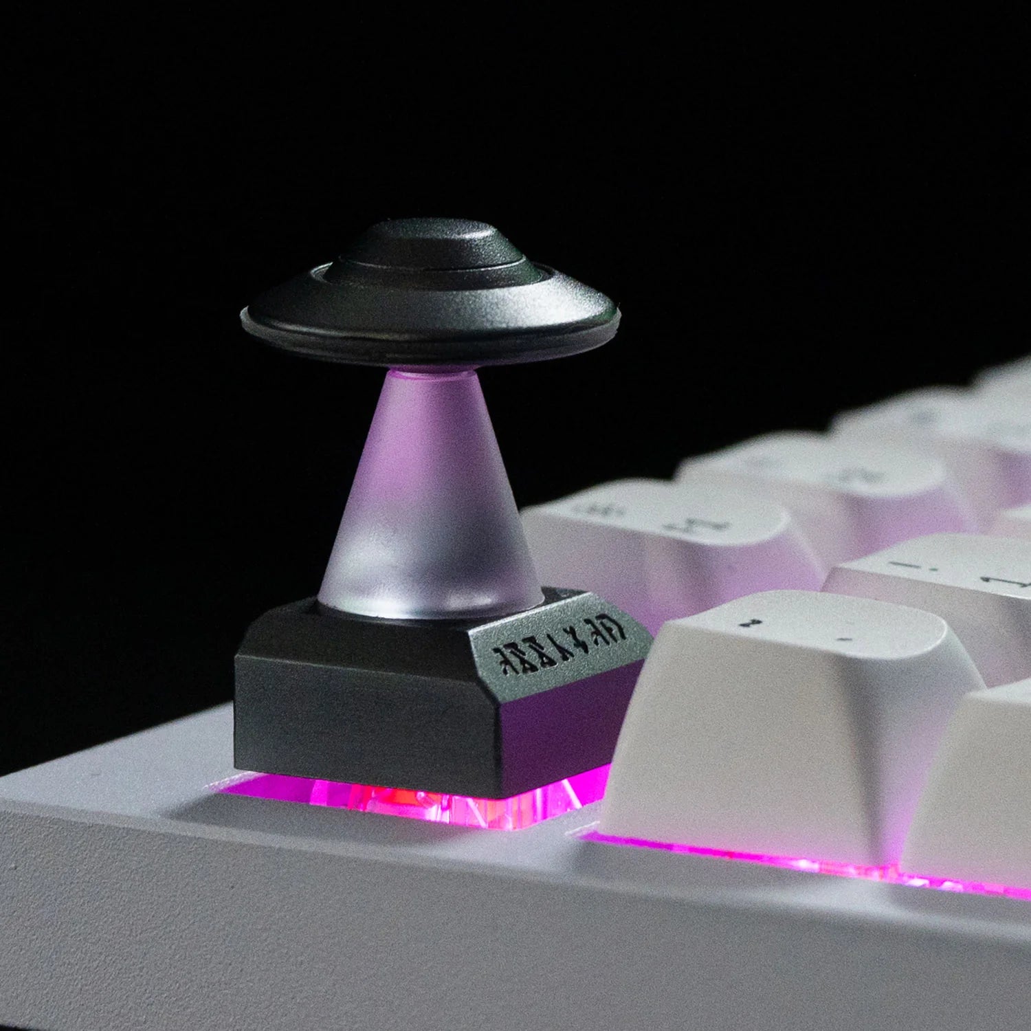 UFO Aluminum Alloy Artisan Keycap - View 2