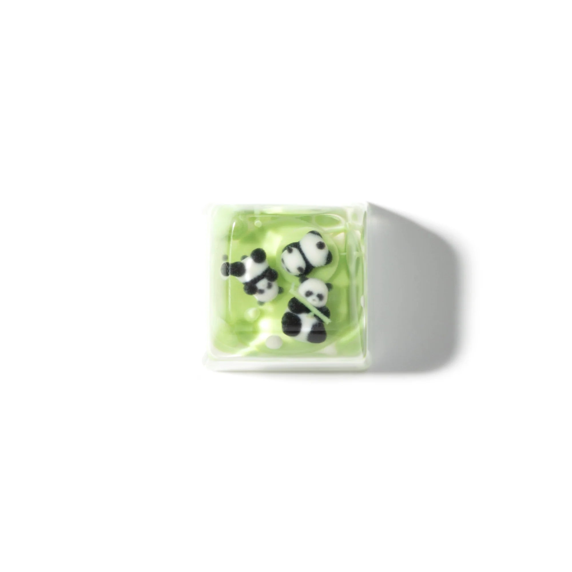 Three Pandas Resin Artisan Keycap - View 2