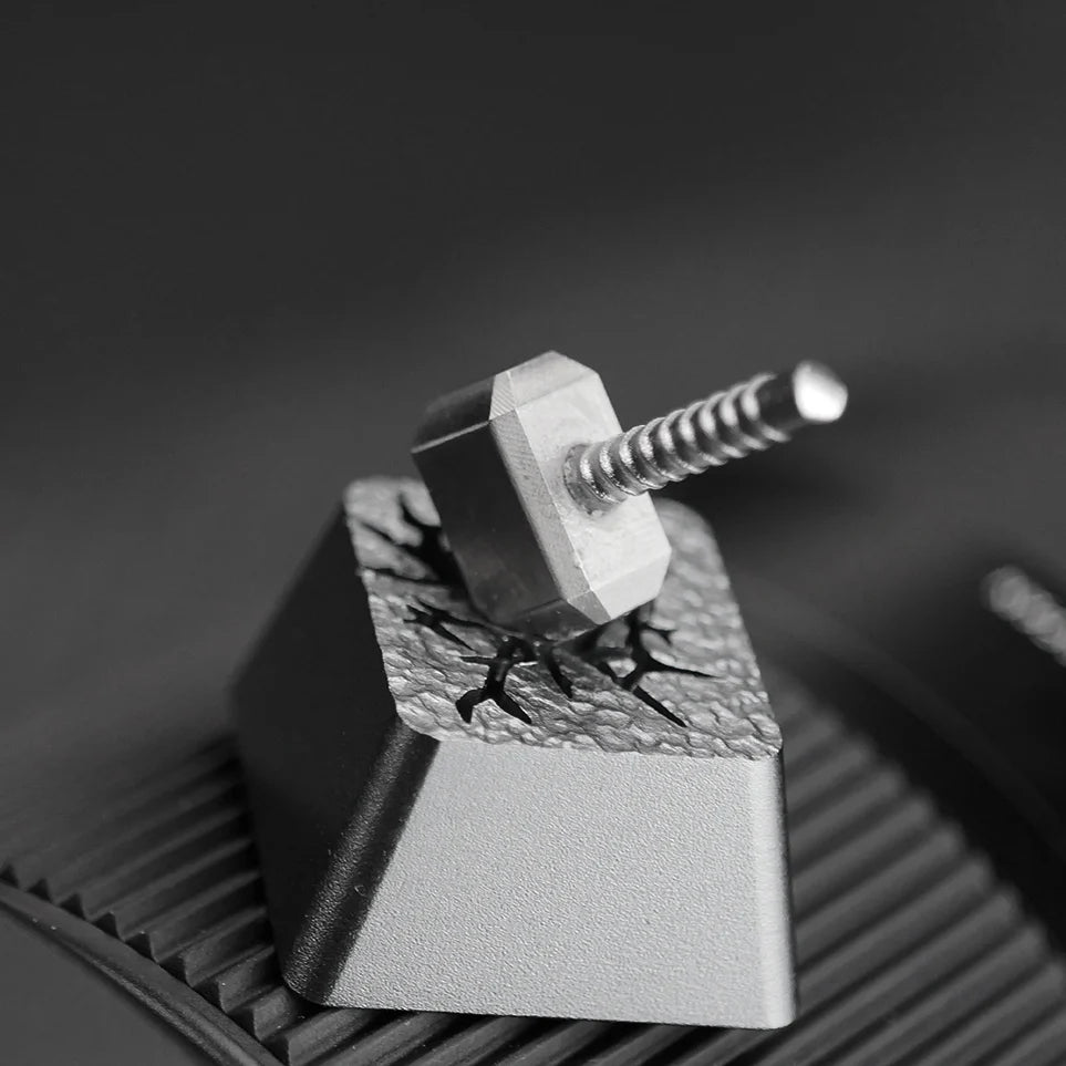 Hammer Aluminum Alloy Artisan Keycap - View 3
