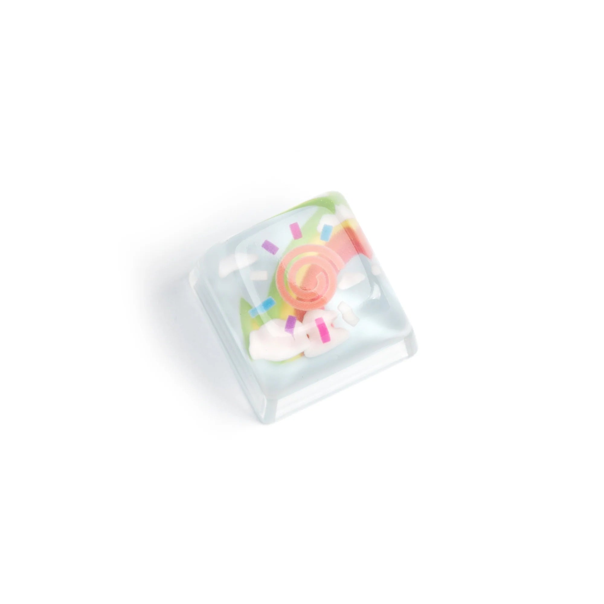 Rainbows And Sunshine Resin Artisan Keycap - View 2