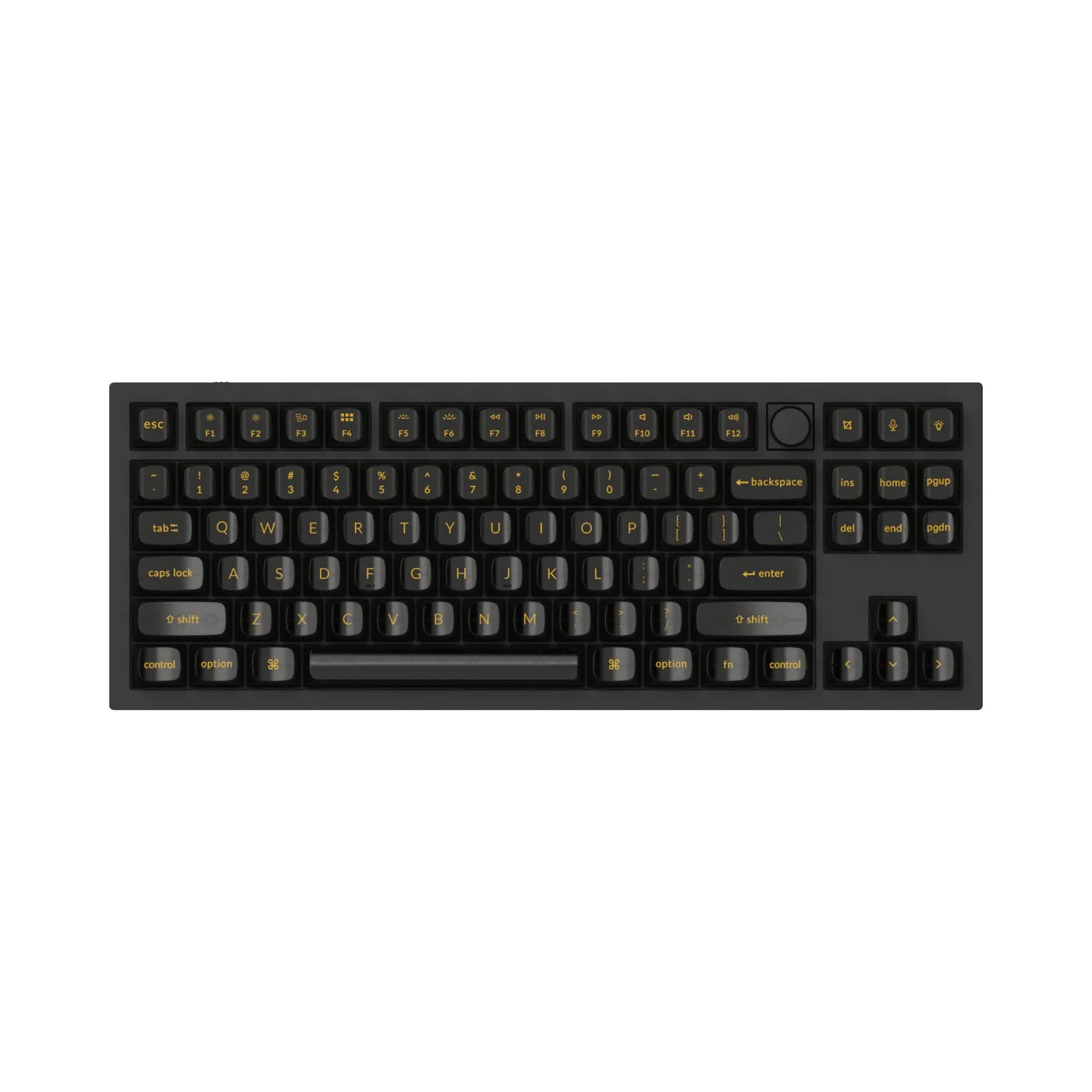Black Transparent OSA Full Set Keycap Set - View 2
