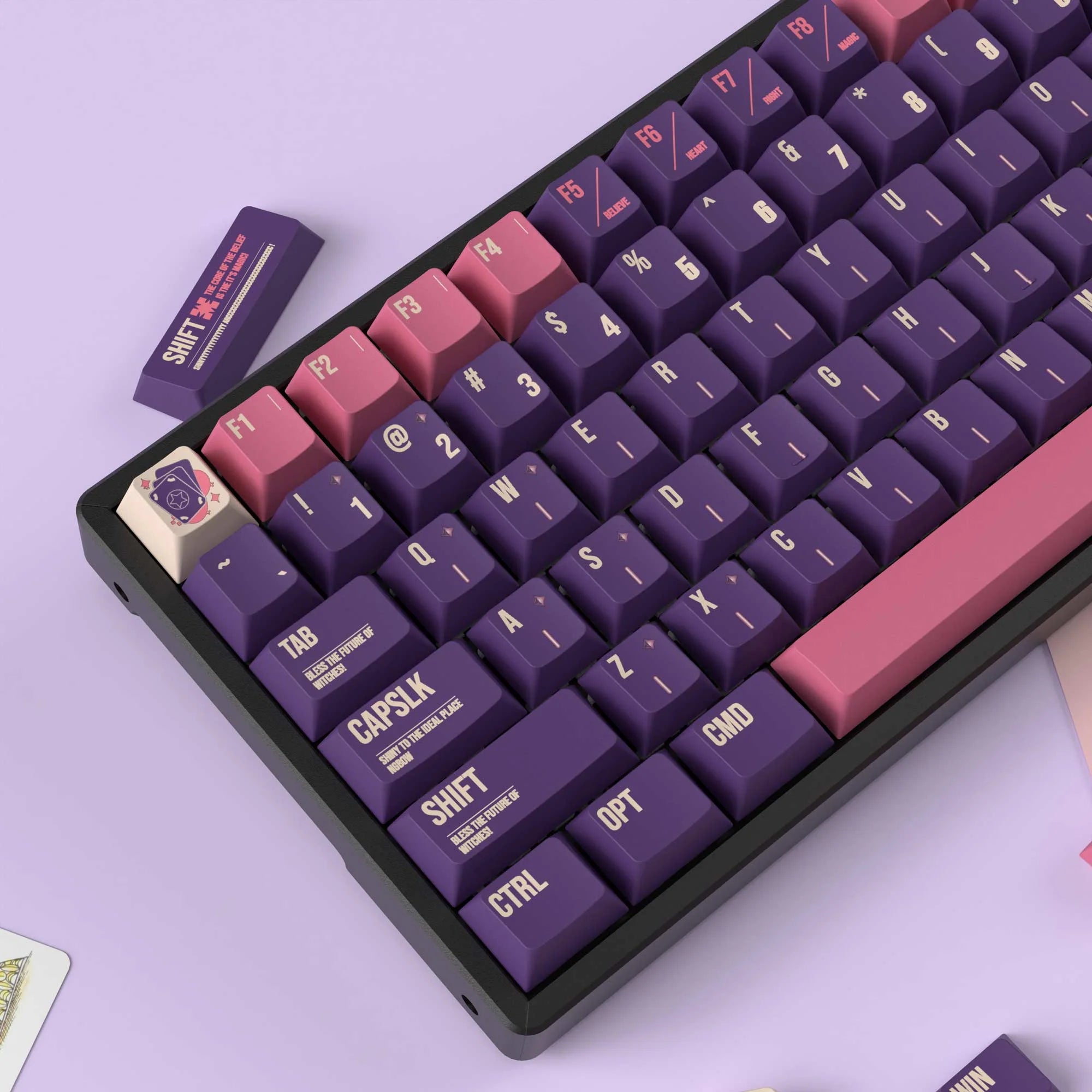 Lunar Witch - Cherry Profile Dye-Sub PBT Full Keycap Set - View 2