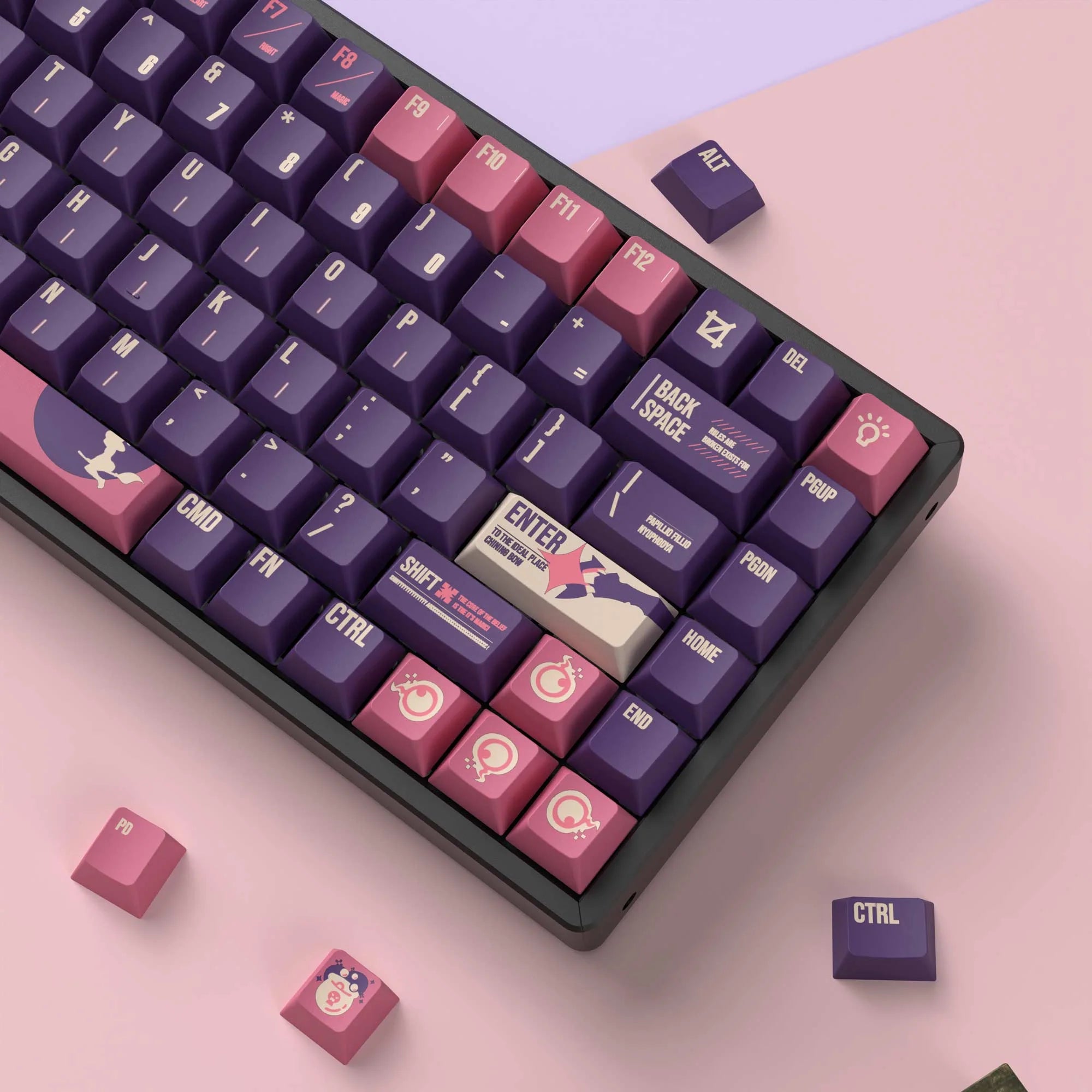 Lunar Witch - Cherry Profile Dye-Sub PBT Full Keycap Set - View 3