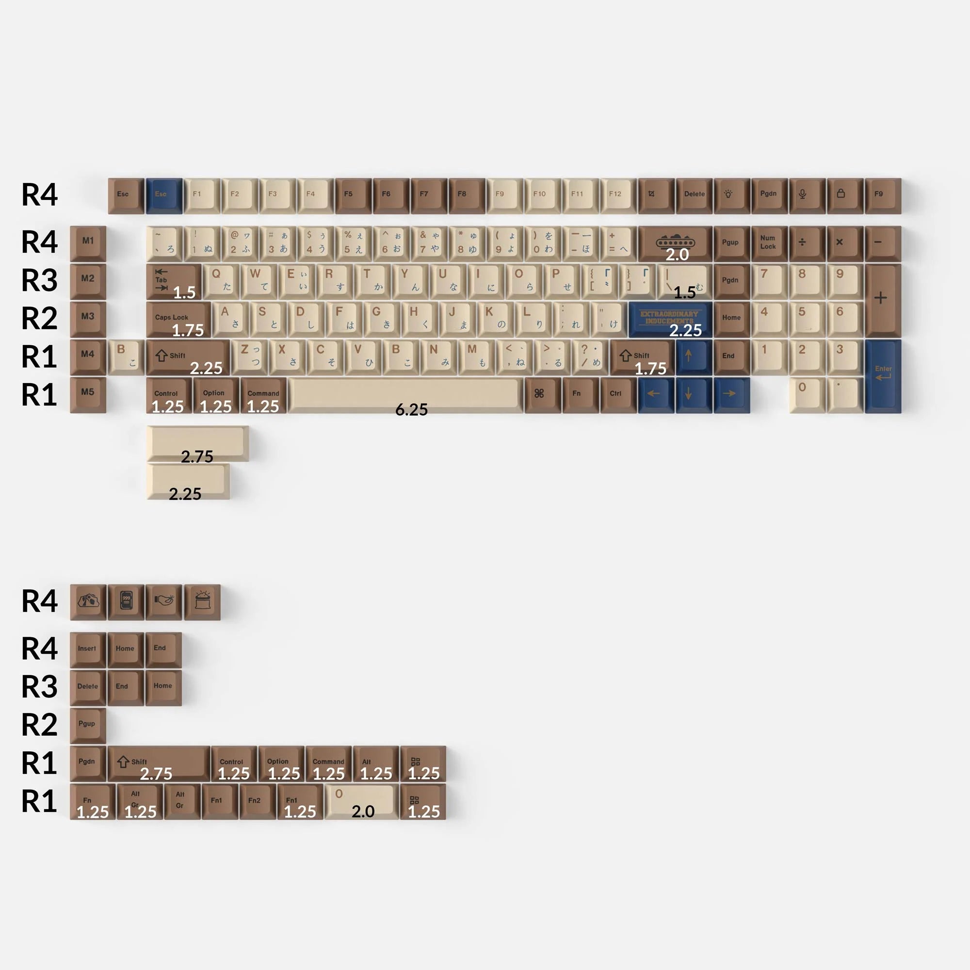 Treasure Hunter - Cherry Profile Dye-Sub PBT Full Keycap Set - View 2