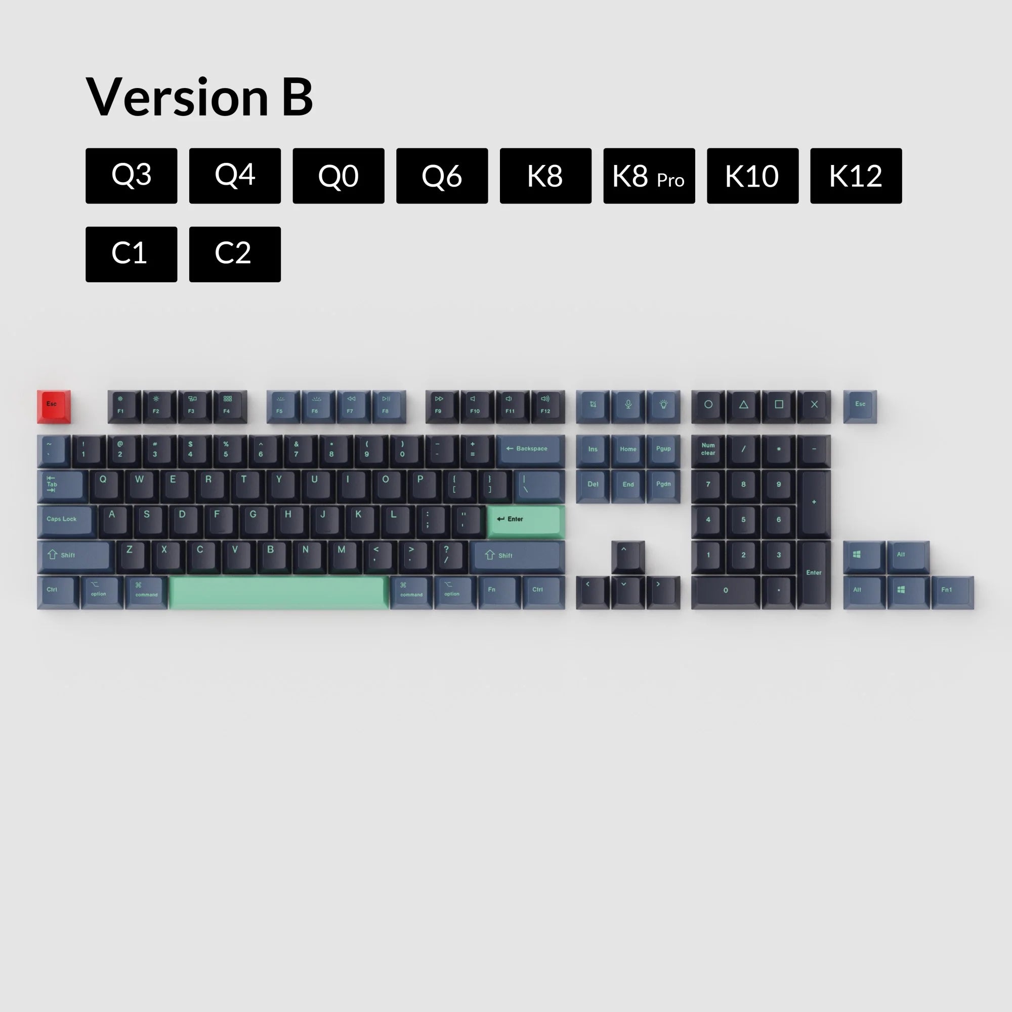 OEM Dye-Sub PBT Keycap Set - Hacker - View 2