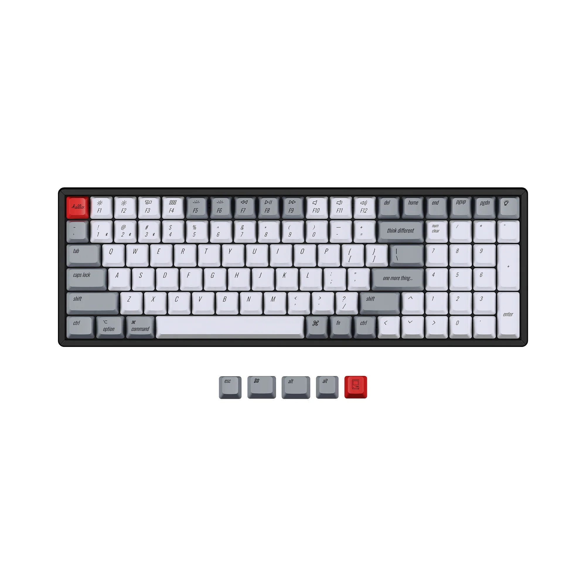 Keychron OEM Profile PBT Retro Keycap Set - View 2