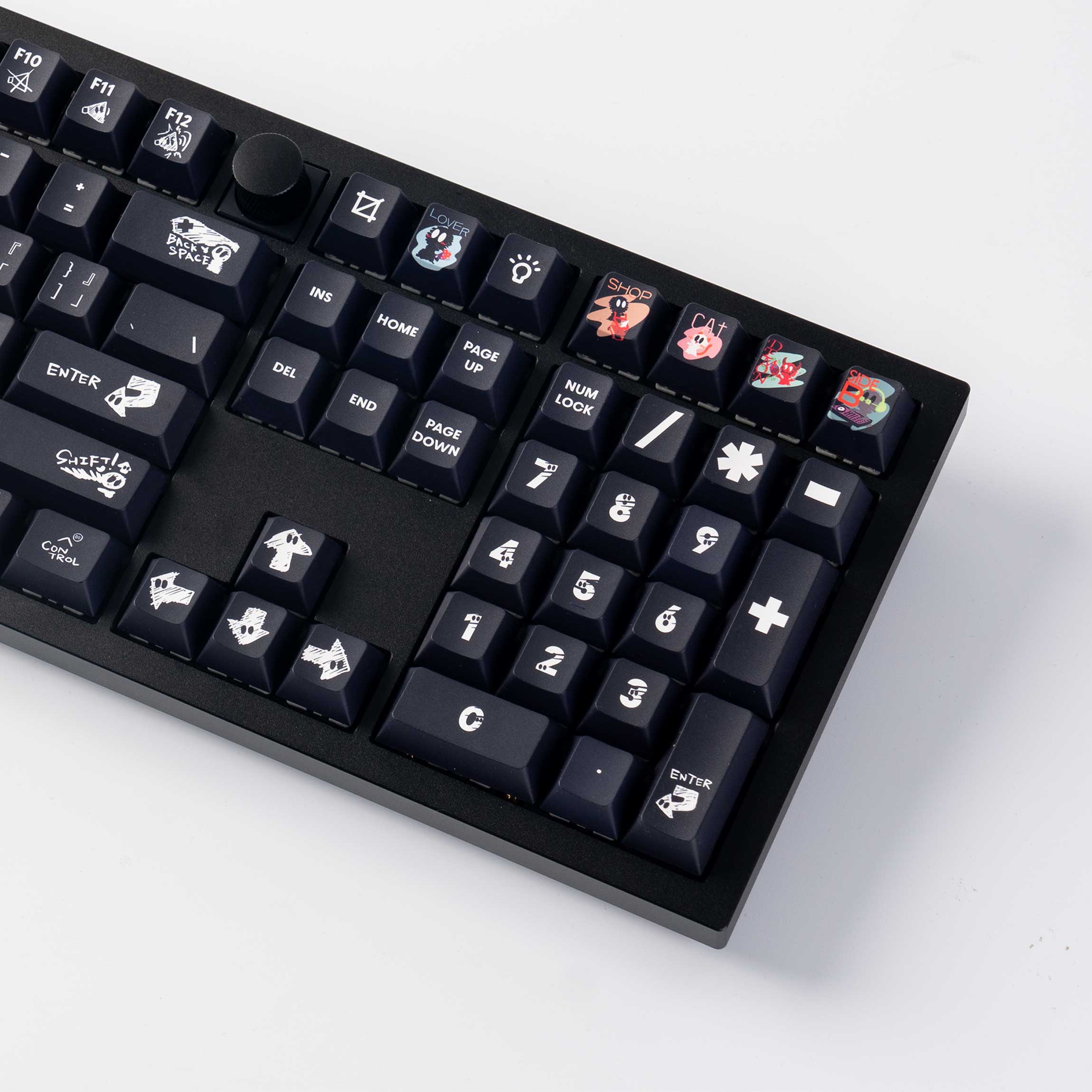 Weirdo Ghost Gang - Cherry Profile Dye-Sub PBT Full Keycap Set - View 4