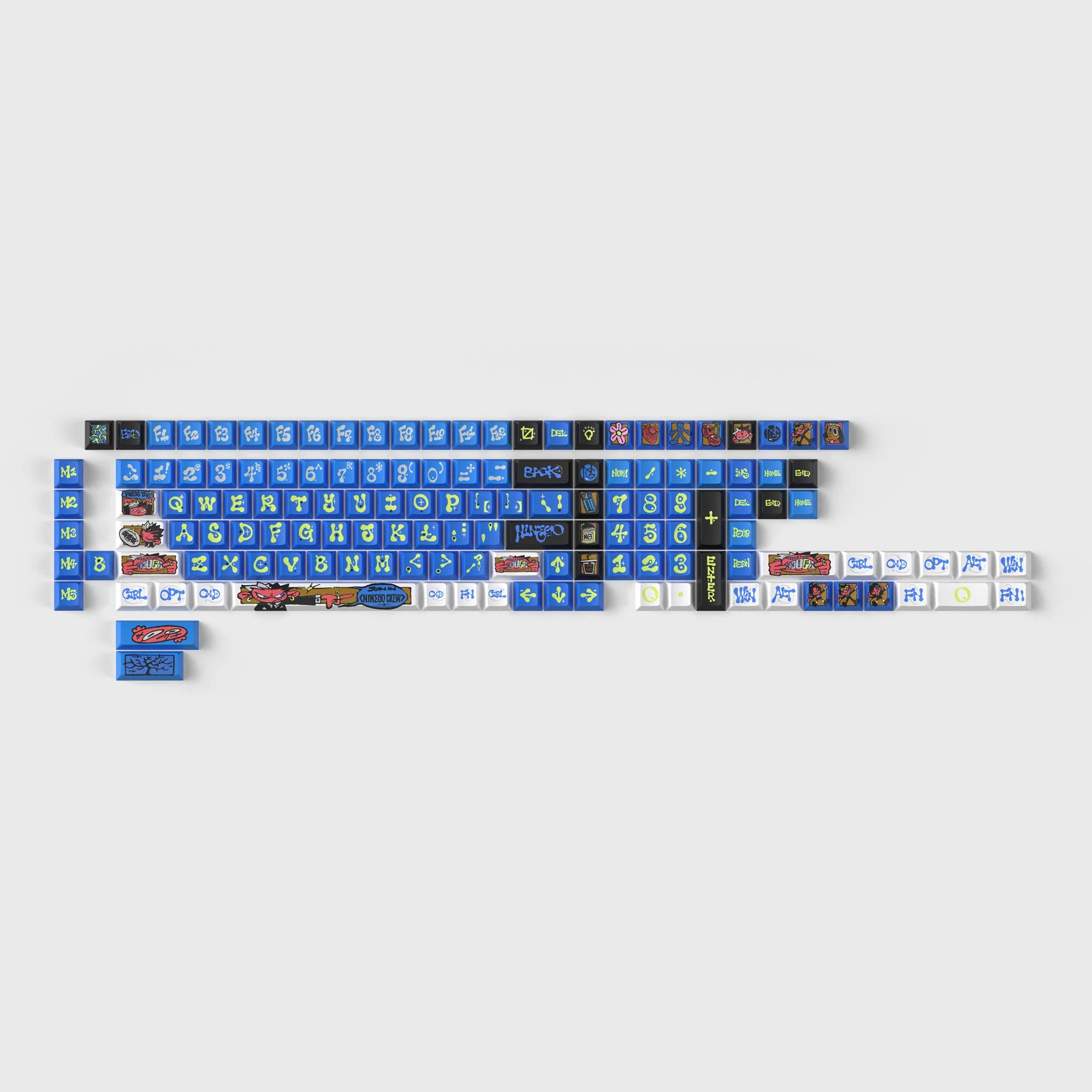 NINEGO - Cherry Profile Dye-Sub PBT Full Keycap Set - View 2
