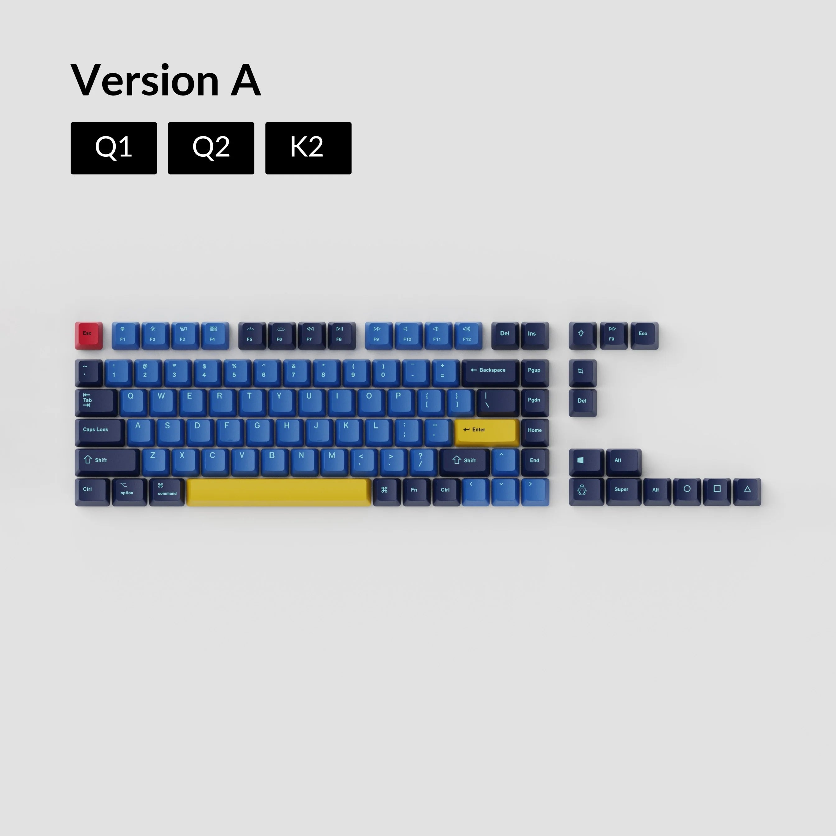 OEM Dye-Sub PBT Keycap Set - Beach - View 3