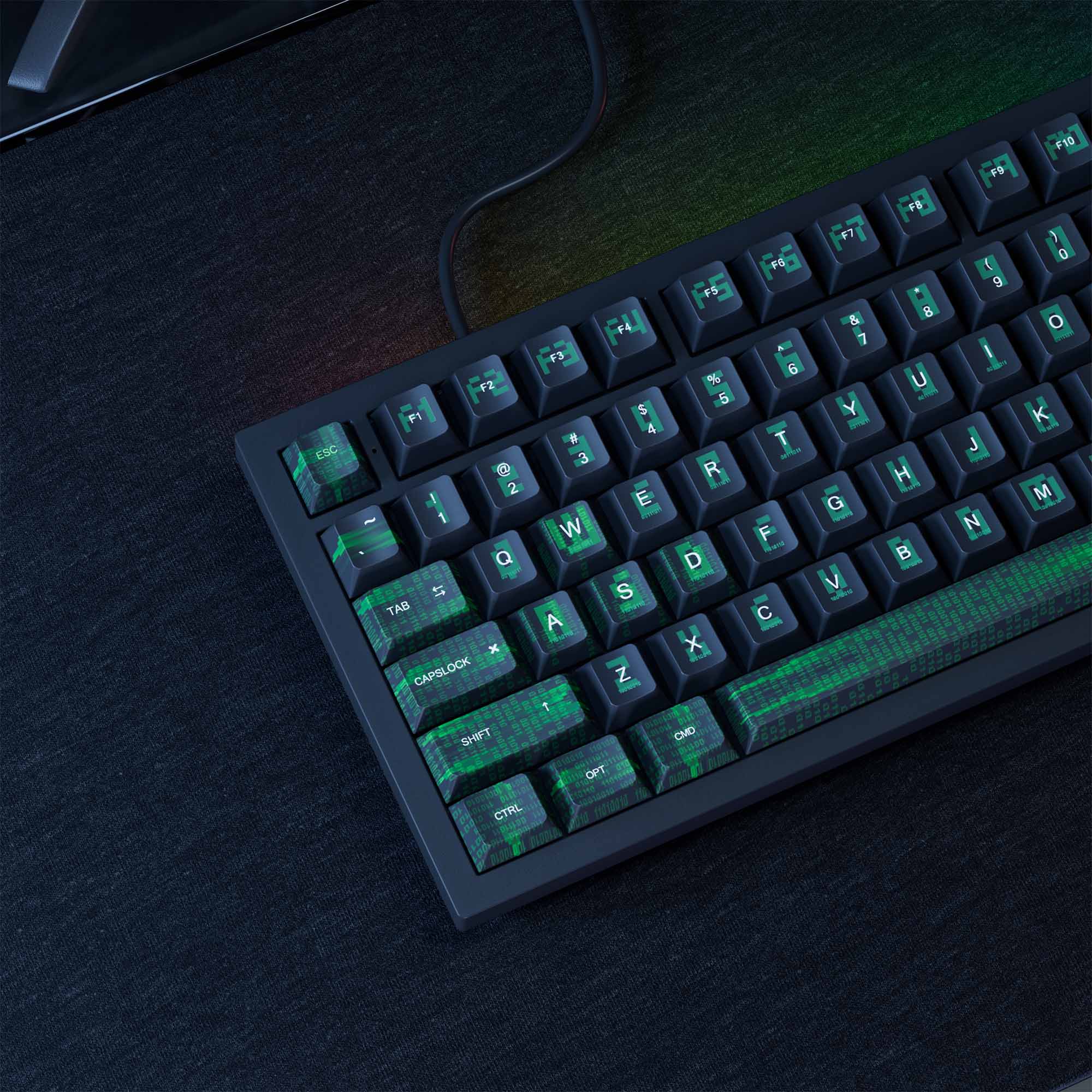 Binary - Cherry Profile Dye-Sub PBT Full Keycap Set - View 2