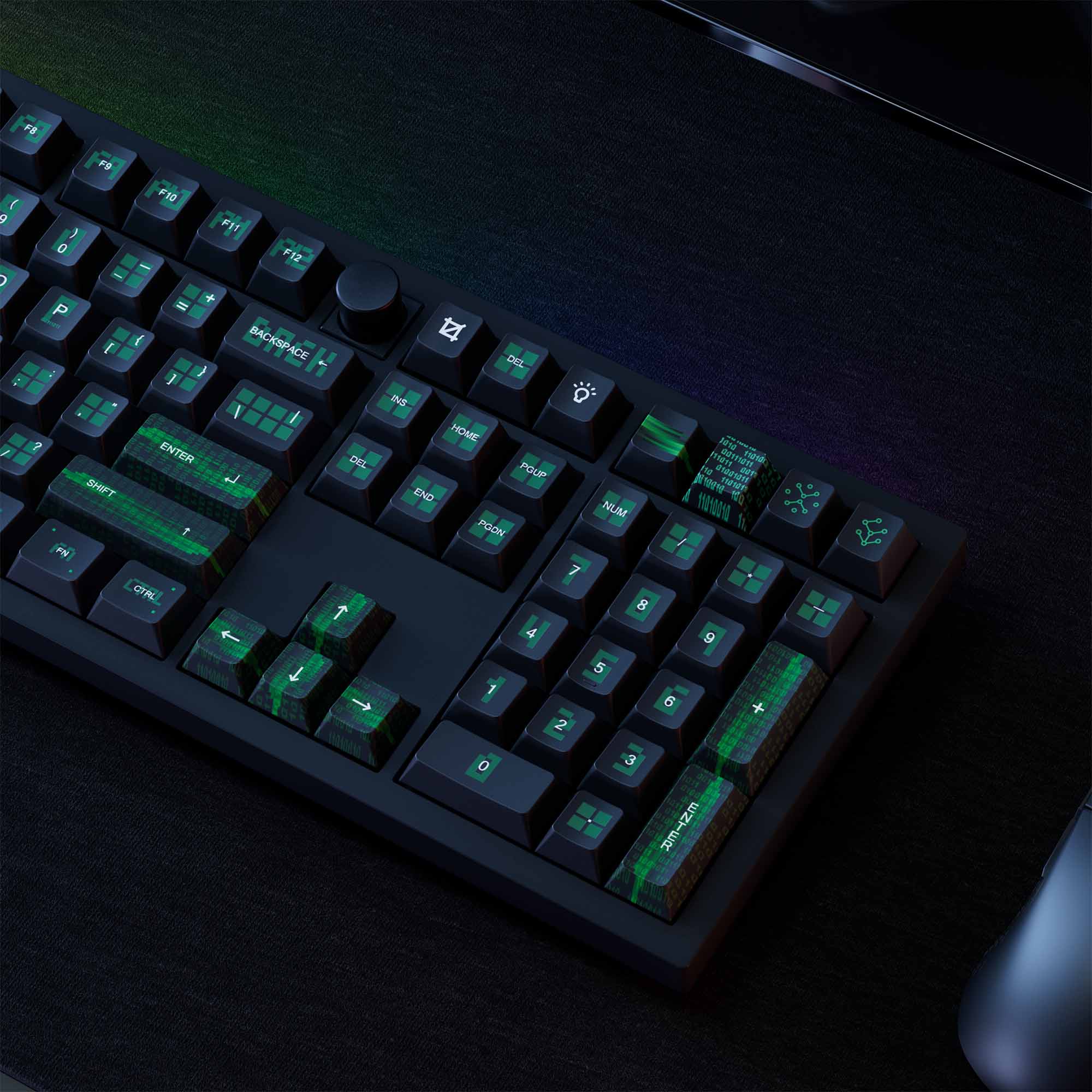 Binary - Cherry Profile Dye-Sub PBT Full Keycap Set - View 3