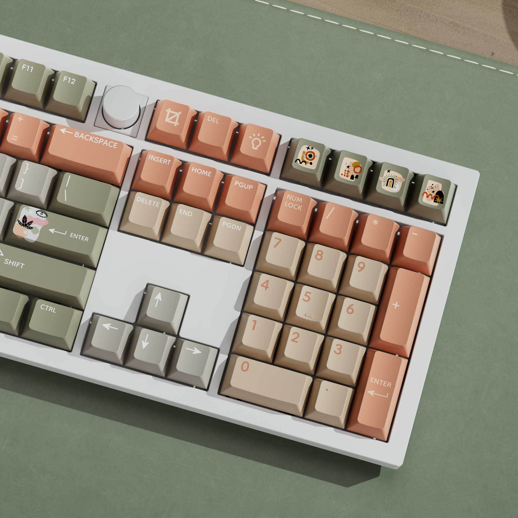 Renaissance - Cherry Profile Dye-Sub PBT Full Keycap Set - View 3