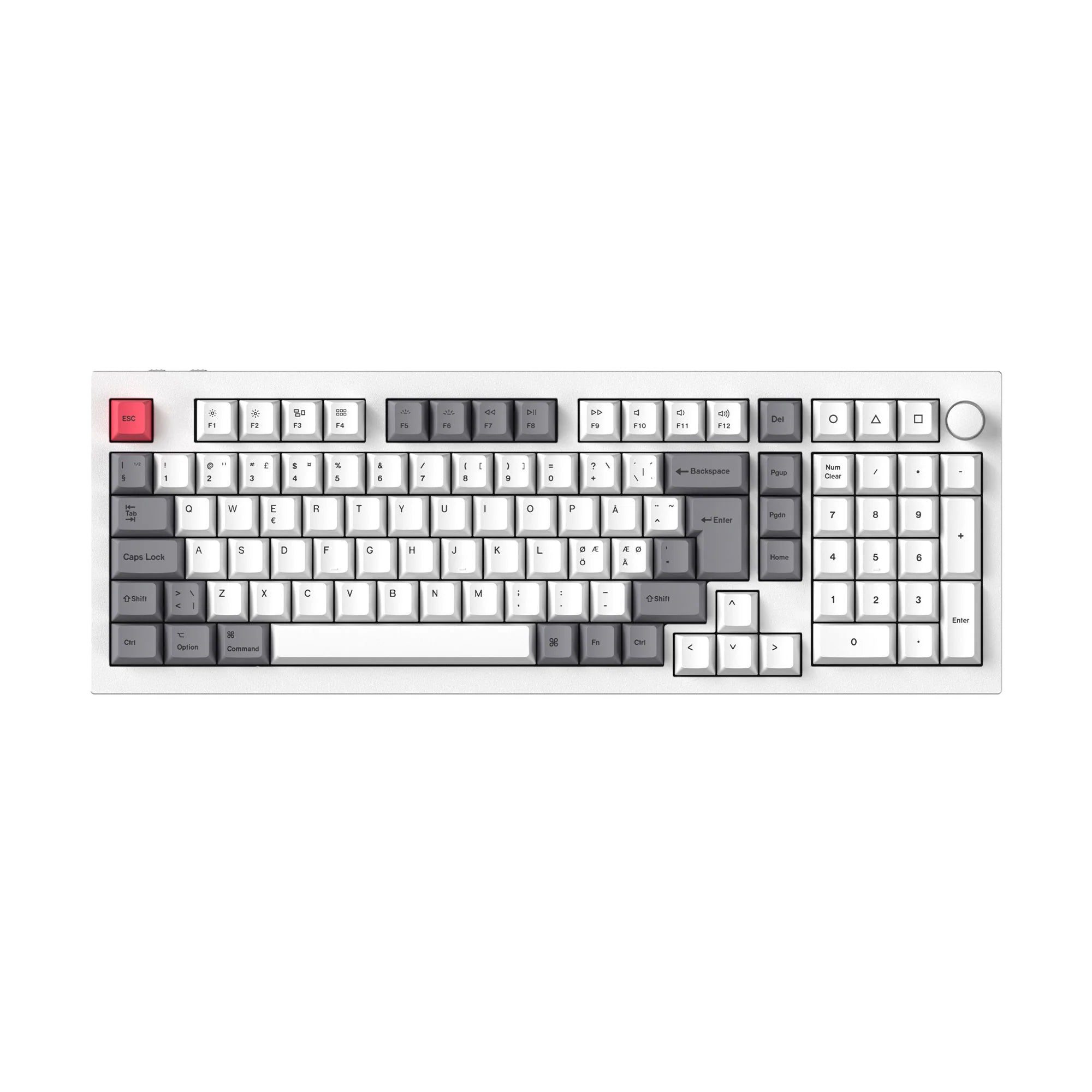 ISO Cherry Profile Dye-Sub PBT Full Set Keycap Set - Retro - View 2