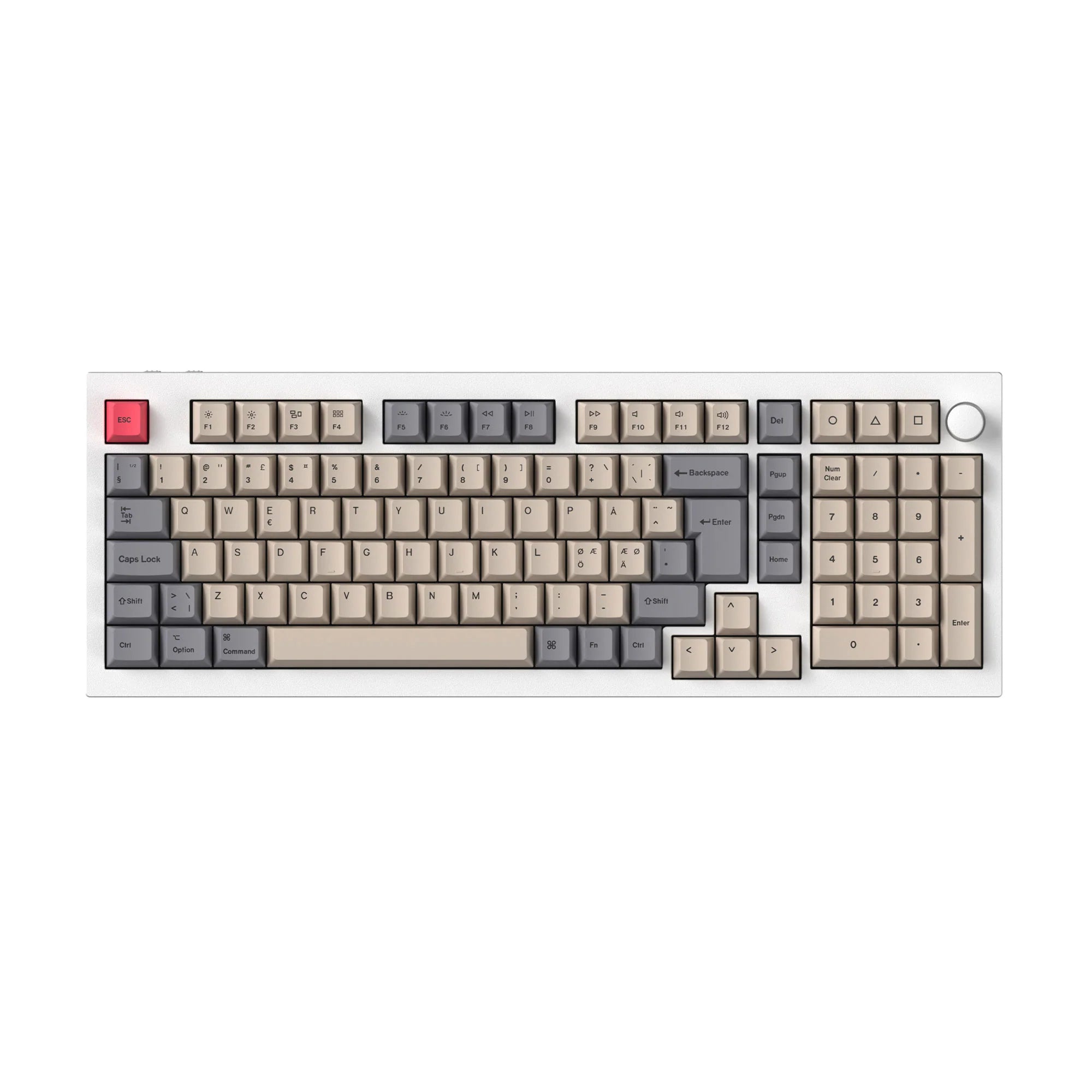 ISO Cherry Profile Dye-Sub PBT Full Set Keycap Set - Carbon Vibe - View 2