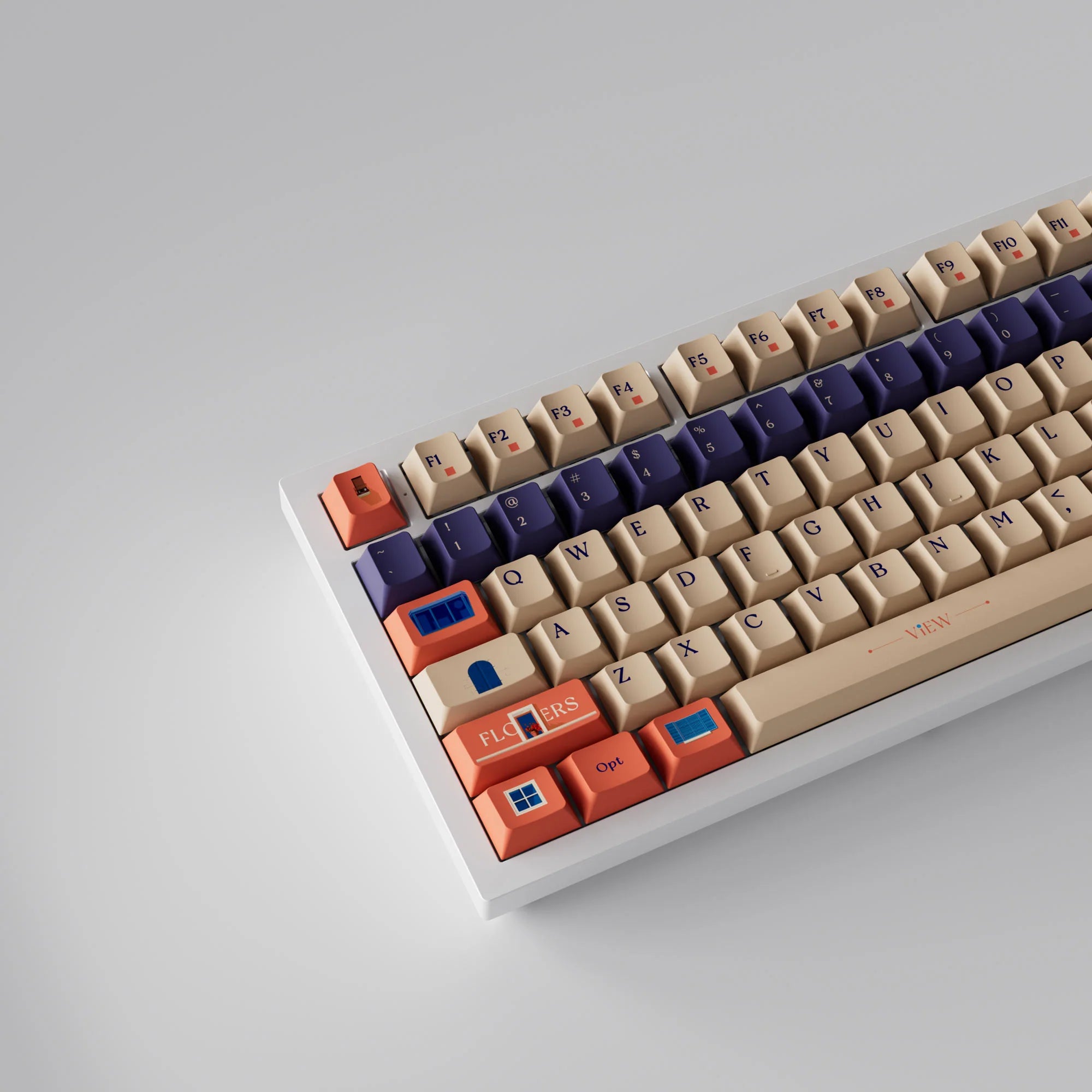 Window View - Cherry Profile Dye-Sub PBT Full Keycap Set - View 2