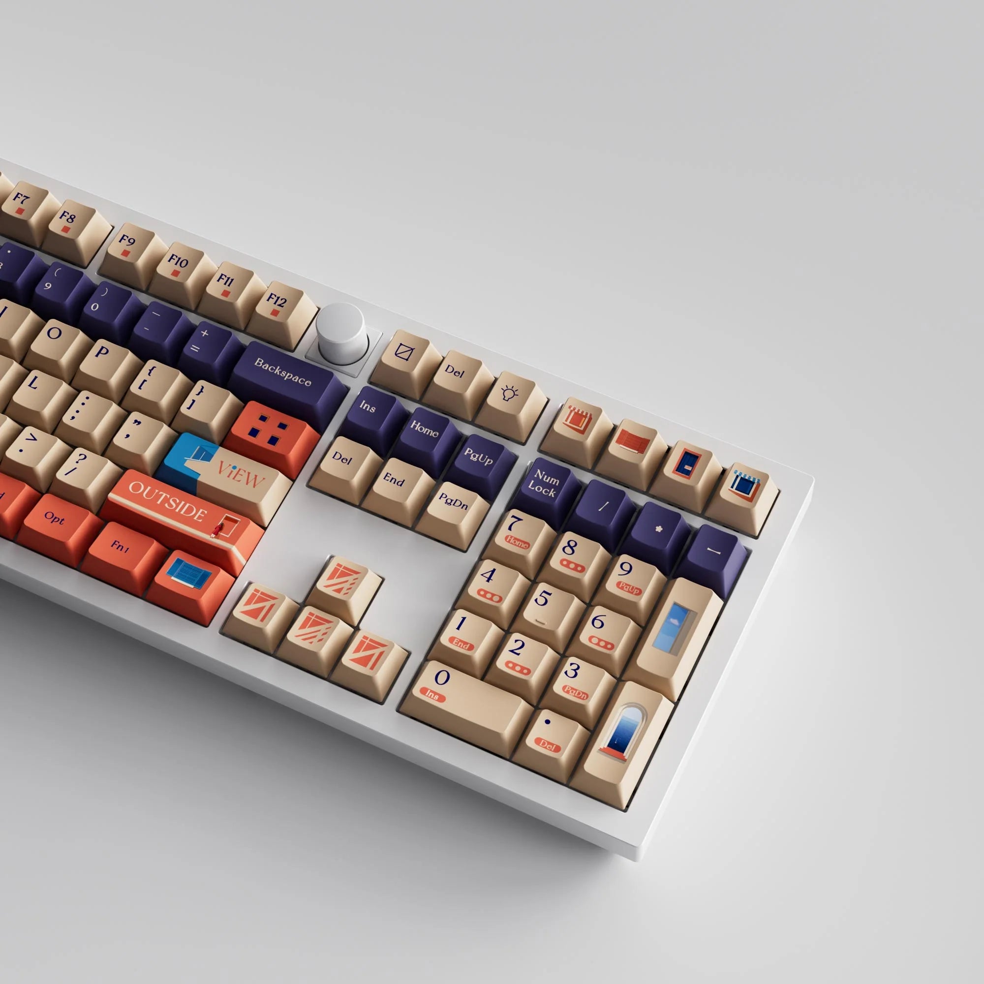 Window View - Cherry Profile Dye-Sub PBT Full Keycap Set - View 3