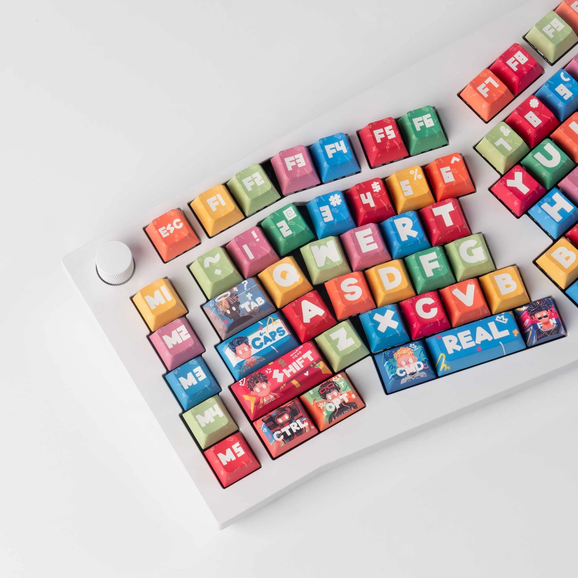 Rapper - Cherry Profile Dye-Sub PBT Full Keycap Set - View 3