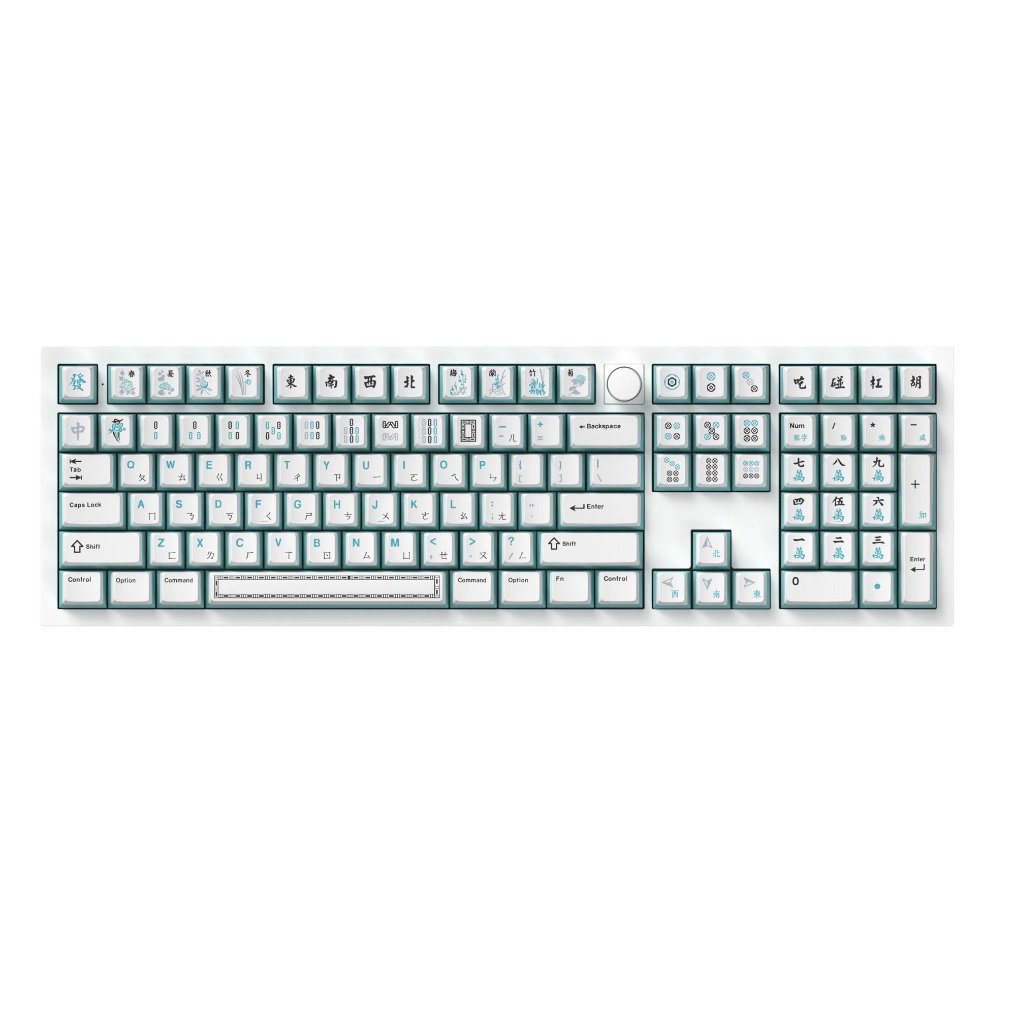 OEM Dye-Sub PBT Full Set Keycap Set - Mahjong - View 2