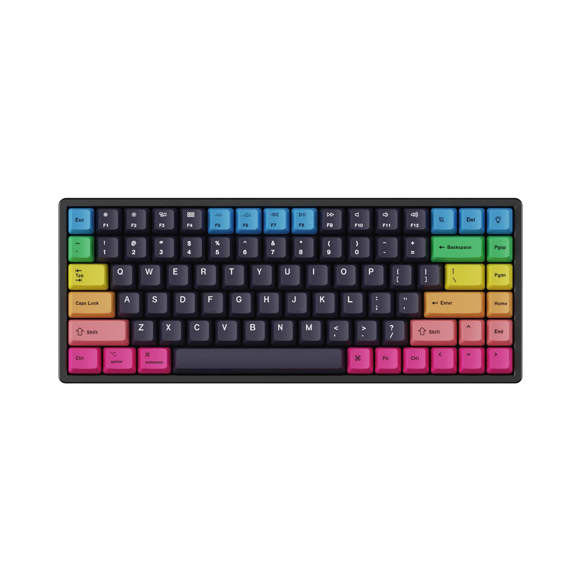 OEM Dye-Sub PBT Keycap Set - Rainbow - View 3