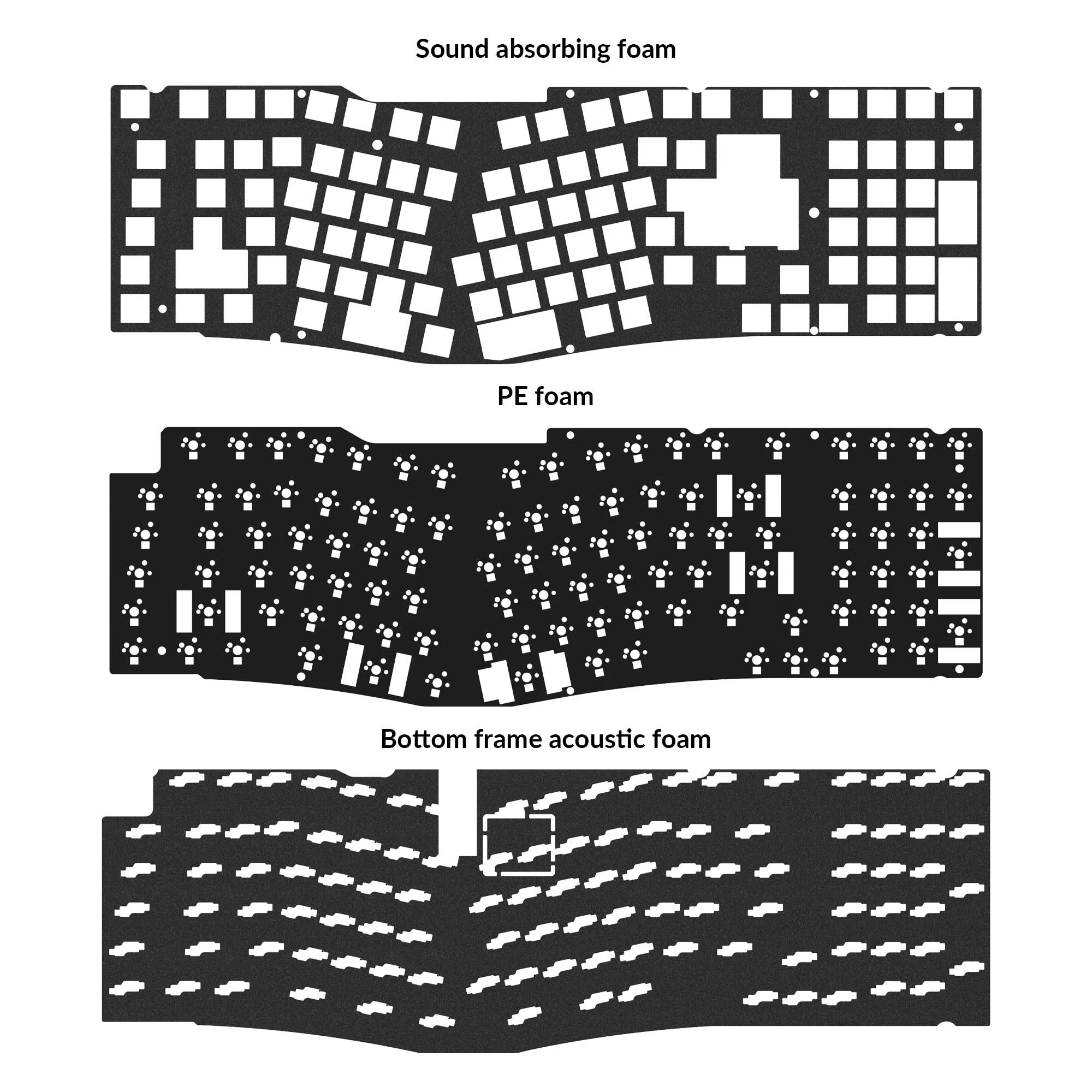 Keychron Q13 Pro / Q13 Max Acoustic Upgrade Kit - View 2