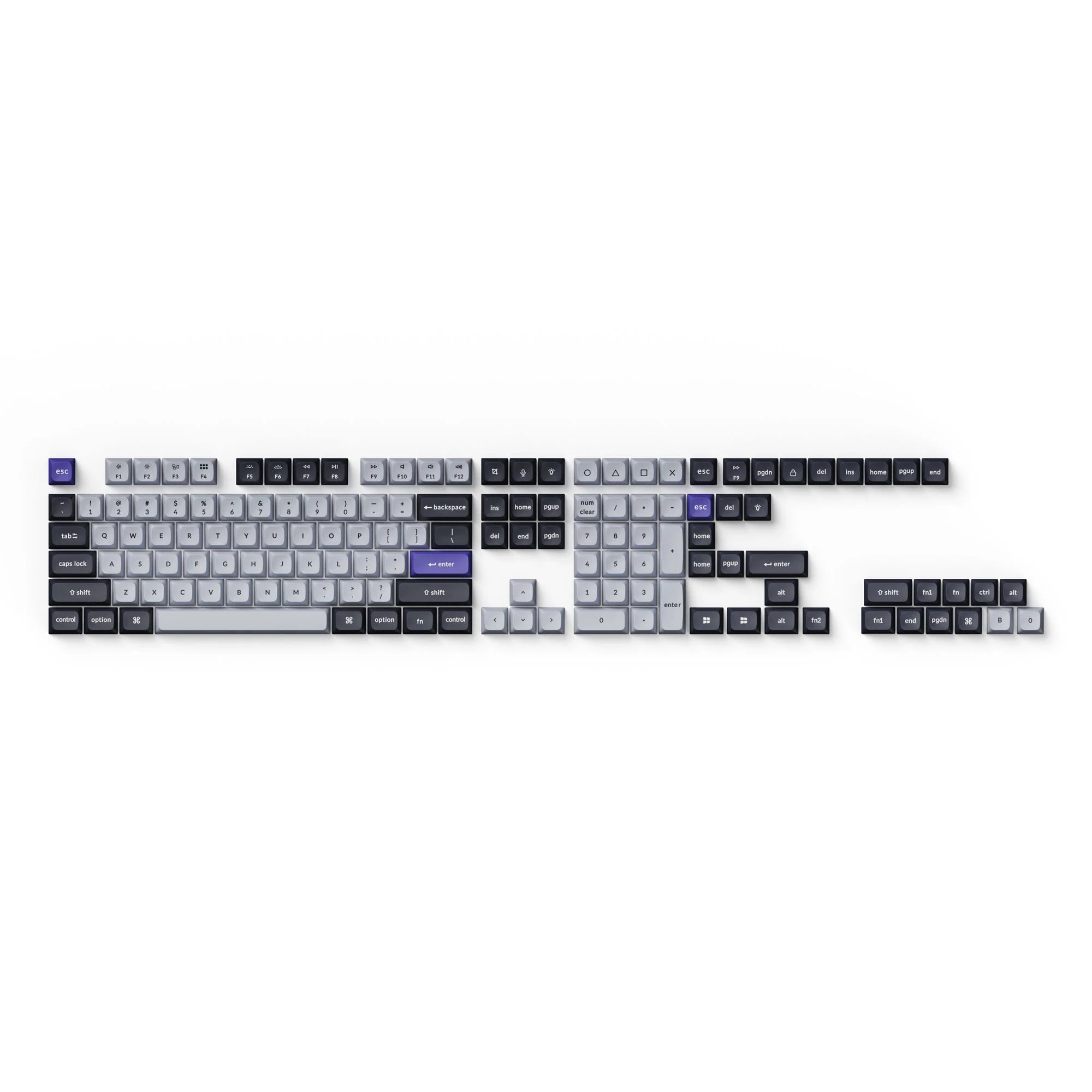 Double Shot KSA PBT Keycap Full Keycap Set - View 4