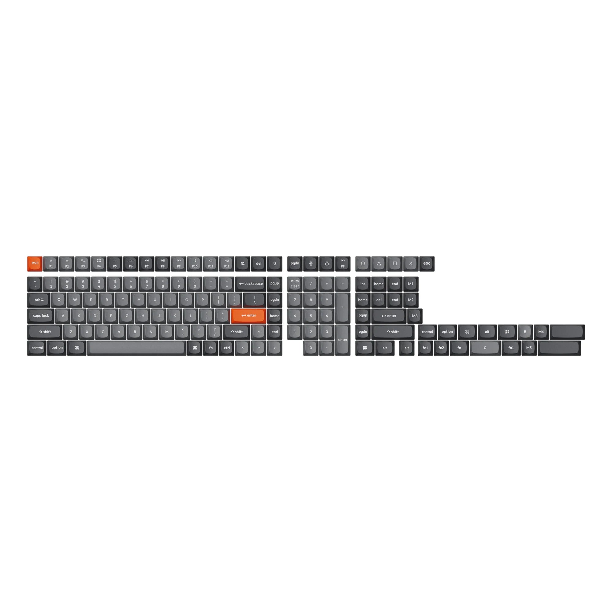 Double Shot PBT OSA Full Set Keycap Set - View 5