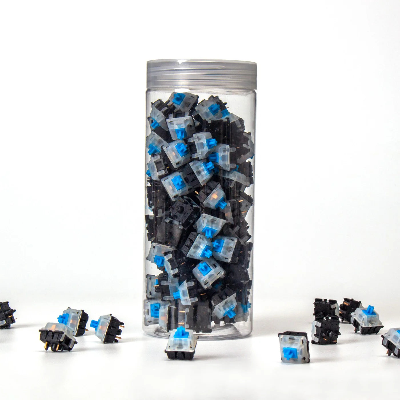 Gateron KS-3X47 Milky Top Black Bottom Switch - View 2