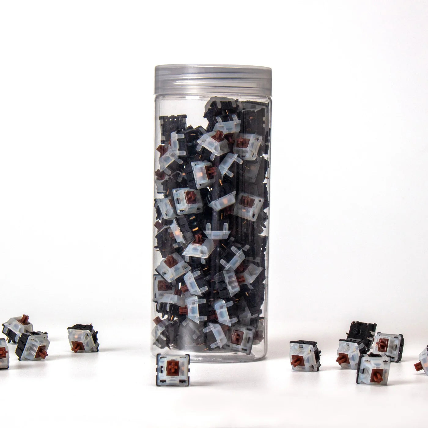 Gateron KS-3X47 Milky Top Black Bottom Switch - View 3
