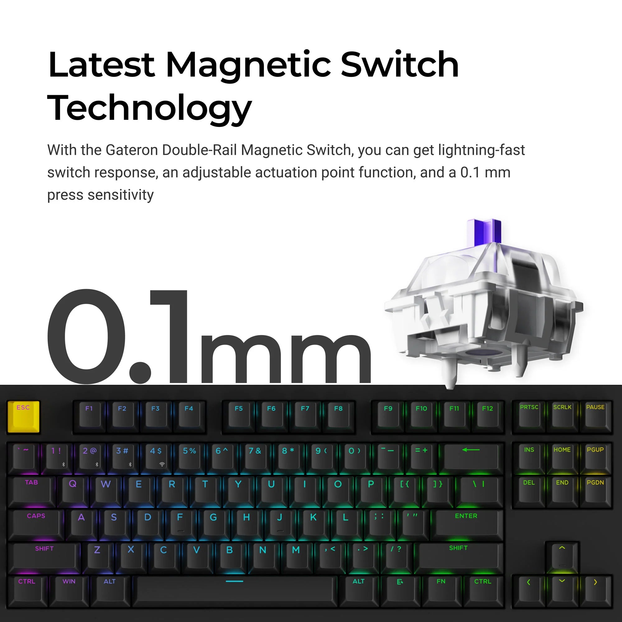 Lemokey P3 HE Wireless Magnetic Switch Custom Gaming Keyboard - View 2