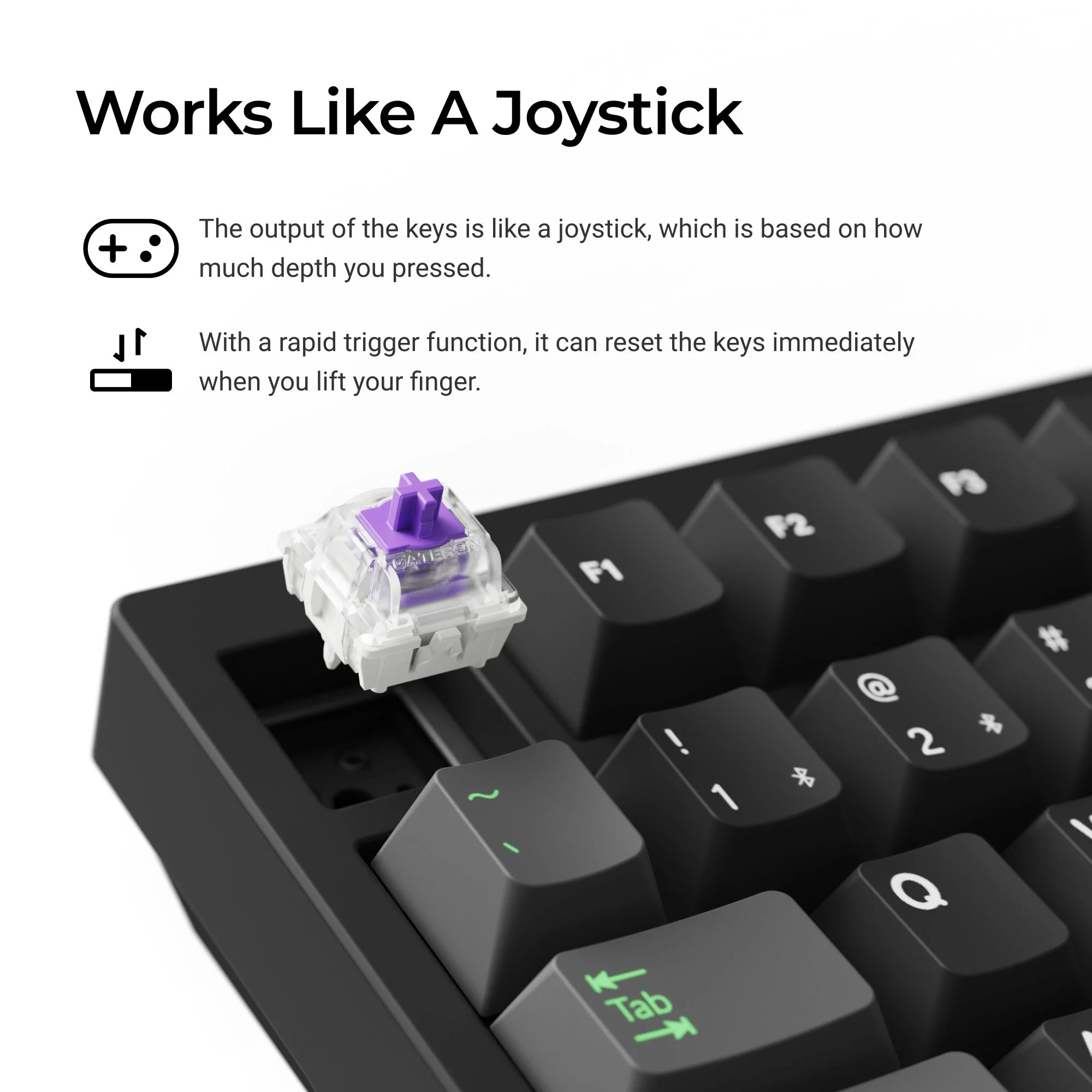 Lemokey P1 HE Wireless Magnetic Switch Custom Gaming Keyboard - View 3