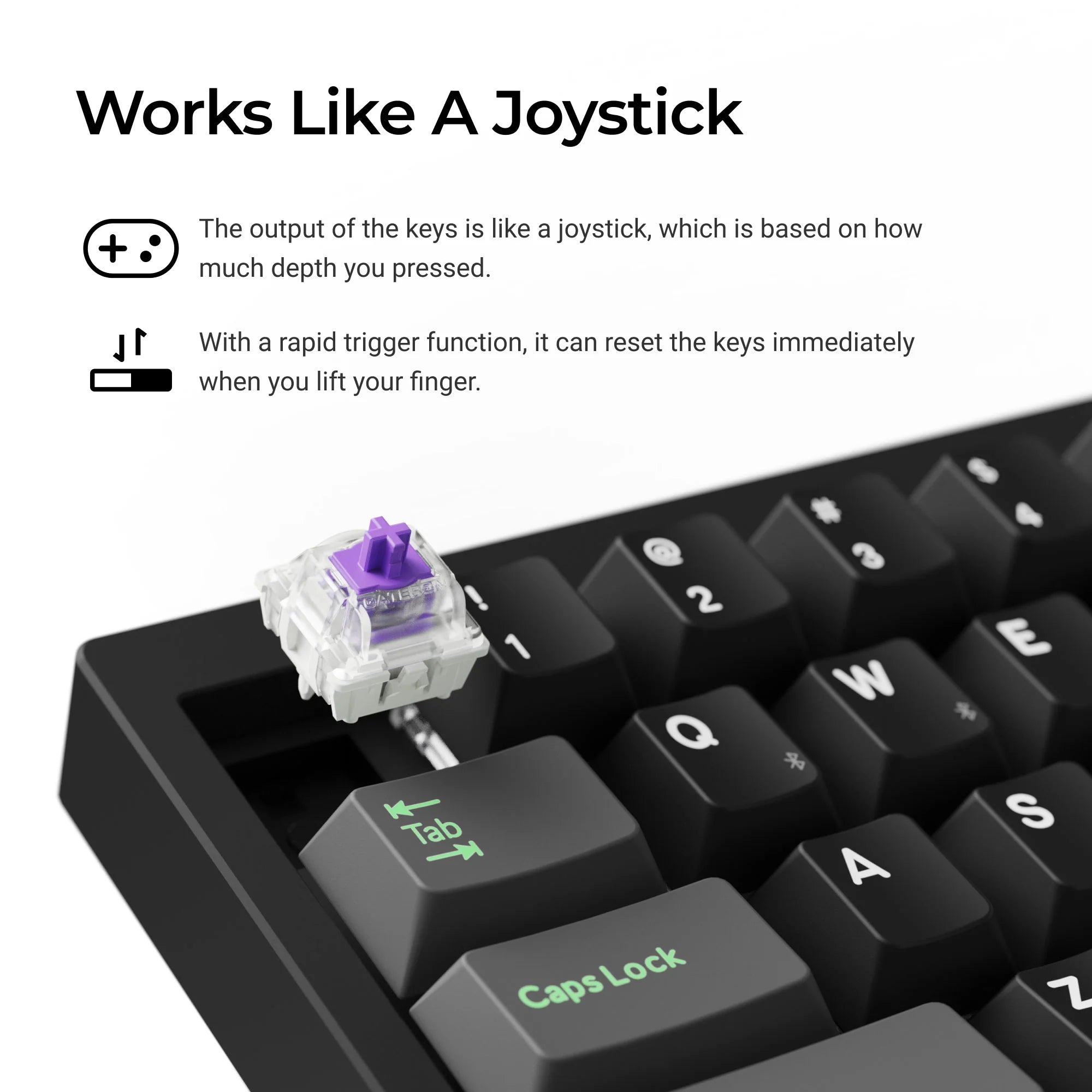 Lemokey P2 HE Wireless Magnetic Switch Custom Gaming Keyboard - View 3