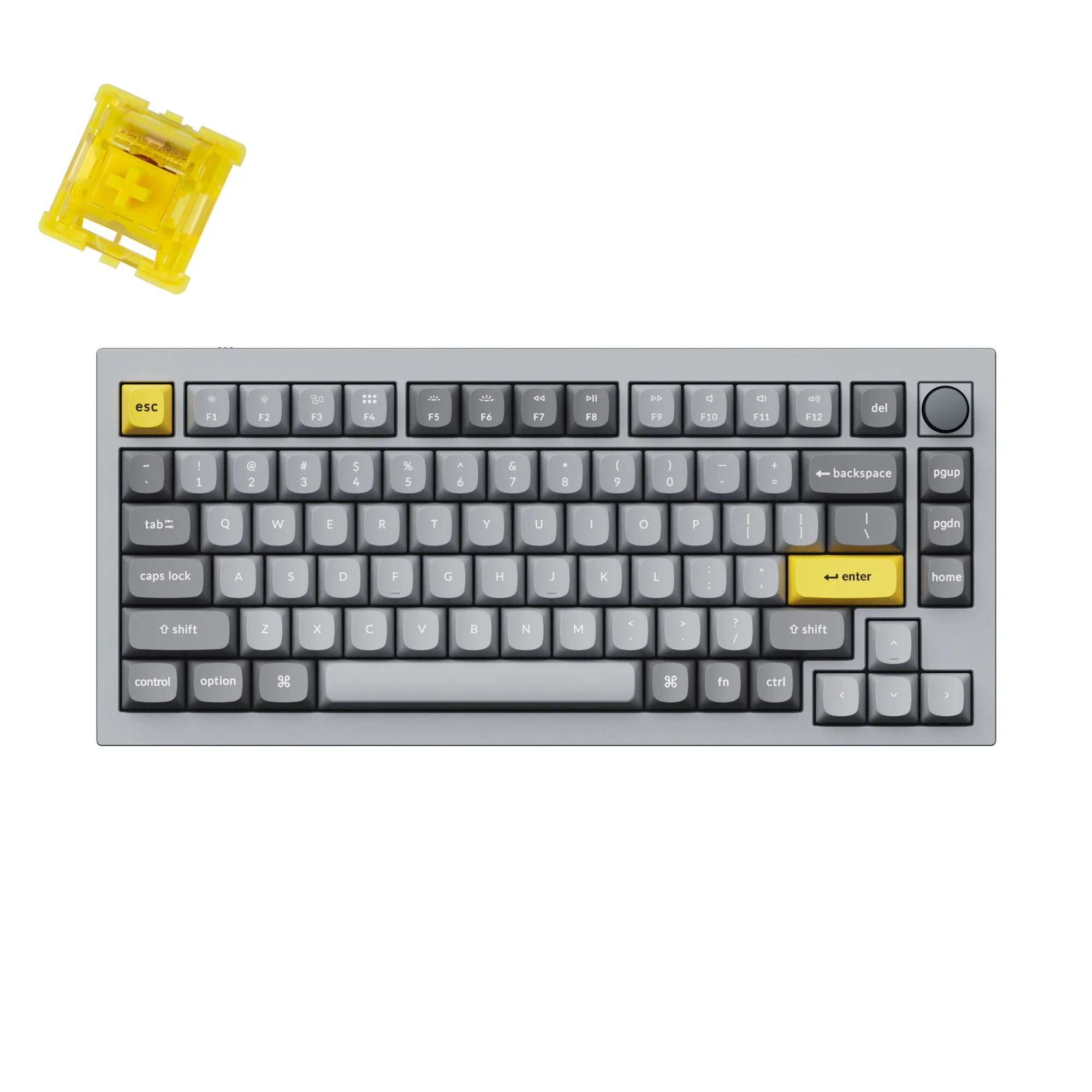 Keychron Q1 QMK Custom Mechanical Keyboard - Version 1 - View 5