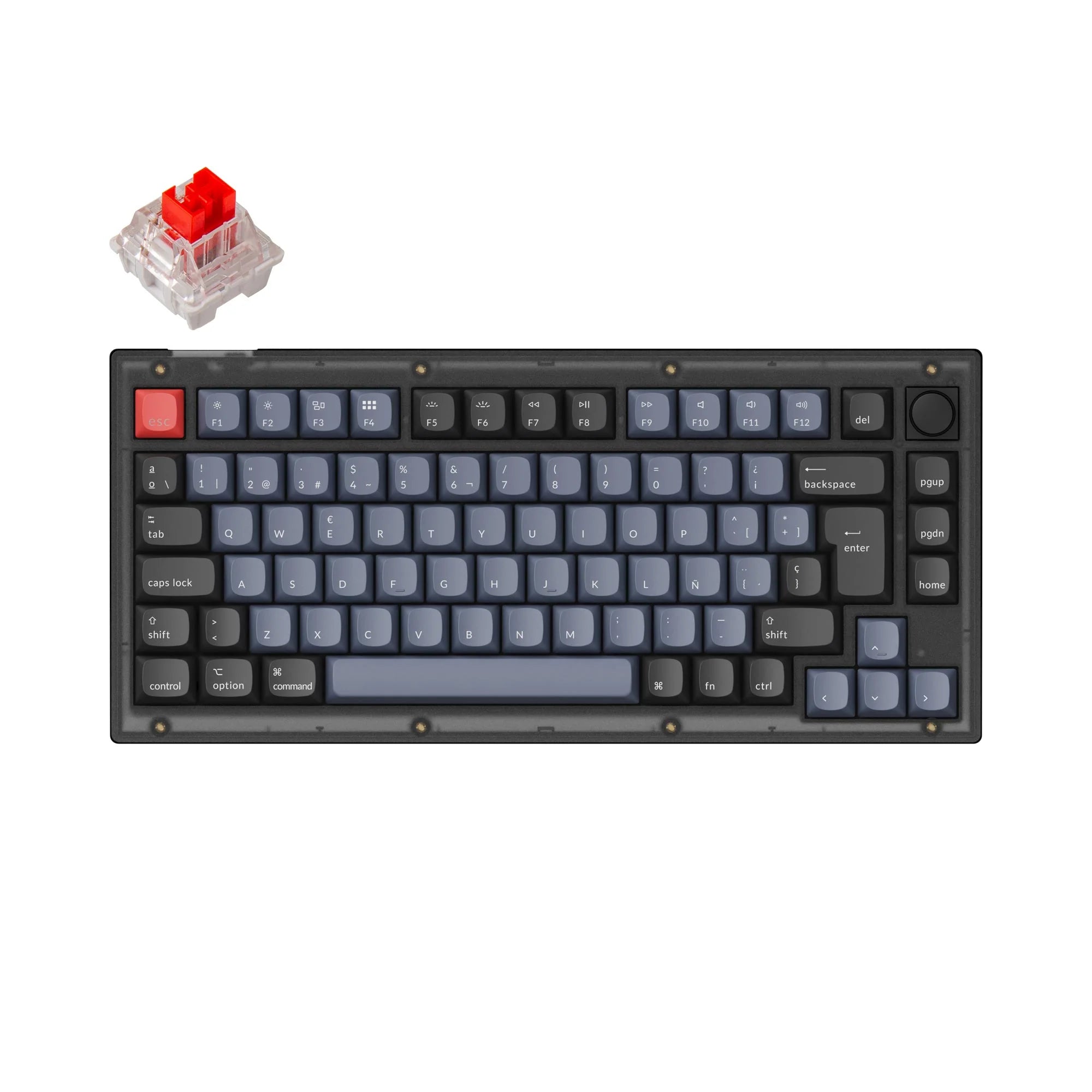 Keychron V1 QMK Custom Mechanical Keyboard ISO Layout Collection - View 5