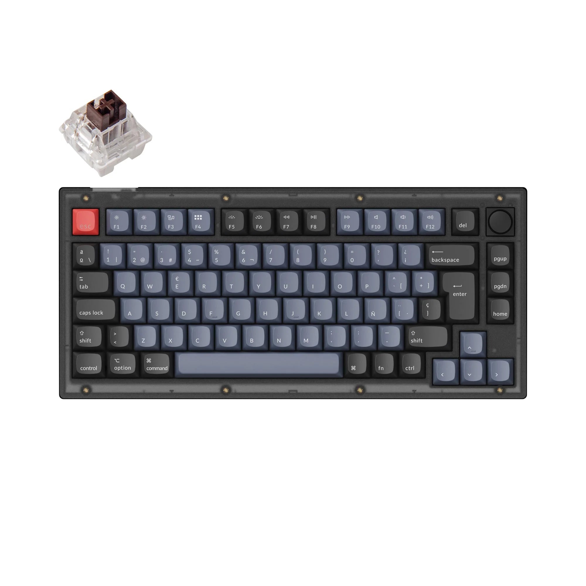 Keychron V1 QMK Custom Mechanical Keyboard ISO Layout Collection - View 6