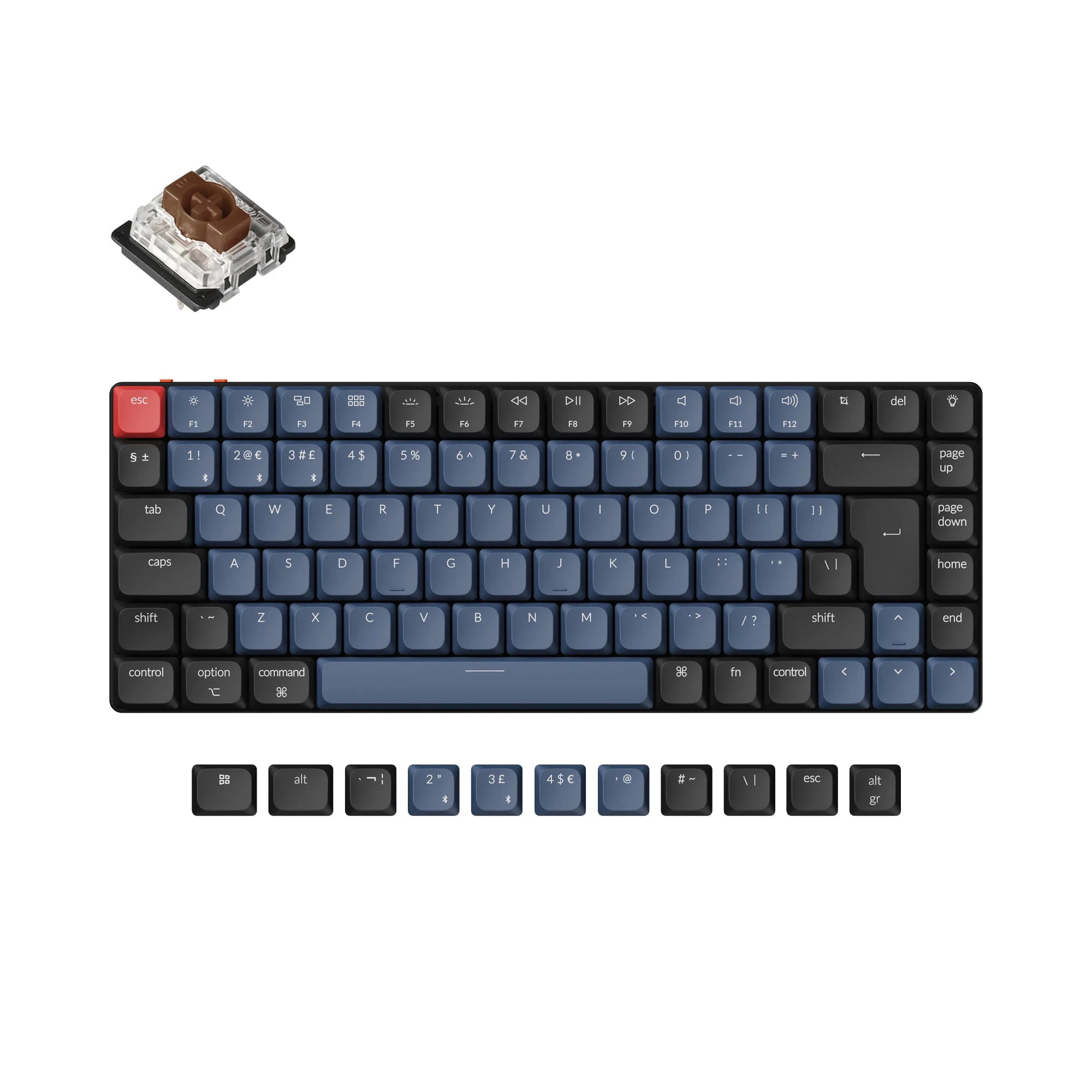 Keychron K3 Pro QMK/VIA Wireless Mechanical Keyboard ISO Layout Collection - View 2