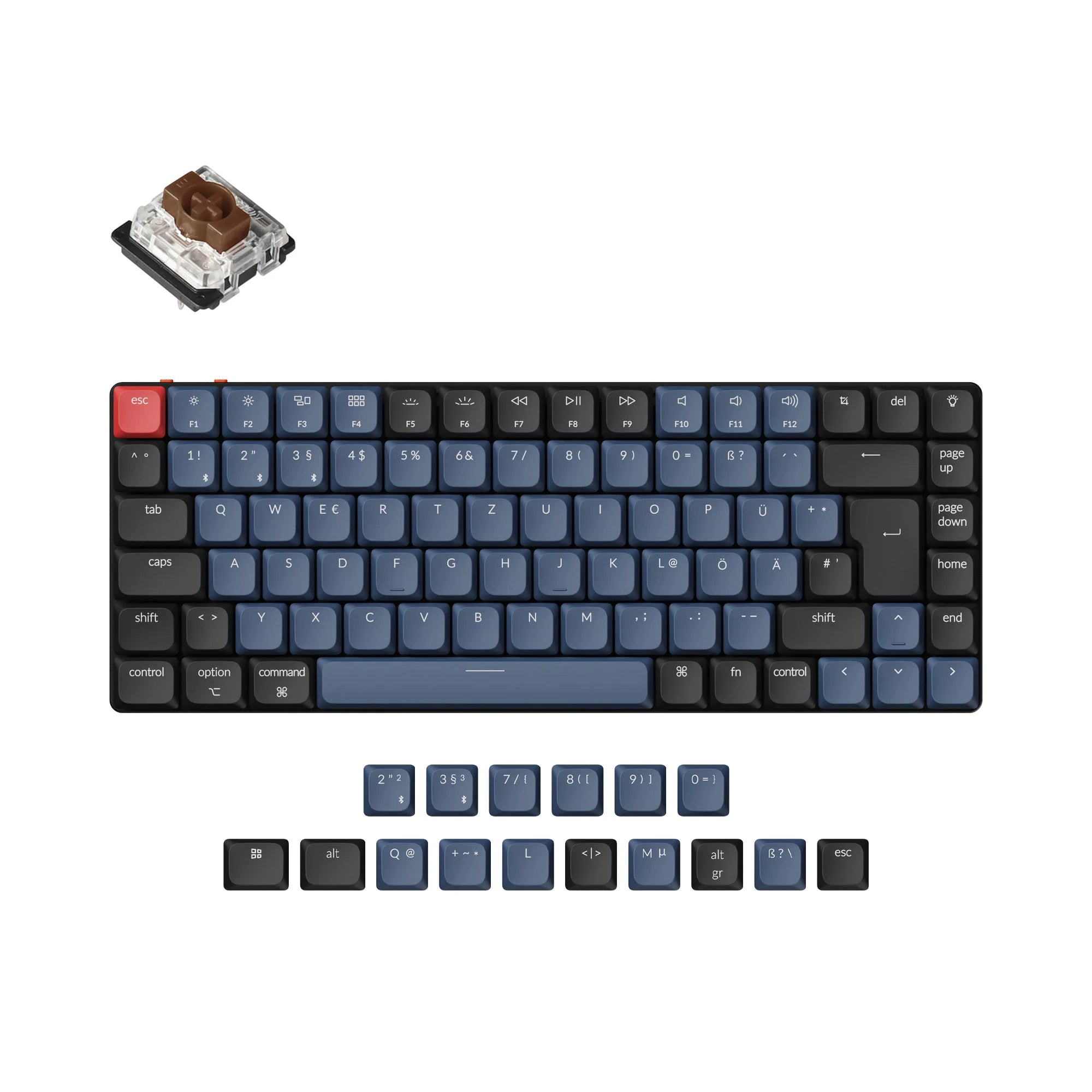 Keychron K3 Pro QMK/VIA Wireless Mechanical Keyboard ISO Layout Collection - View 4
