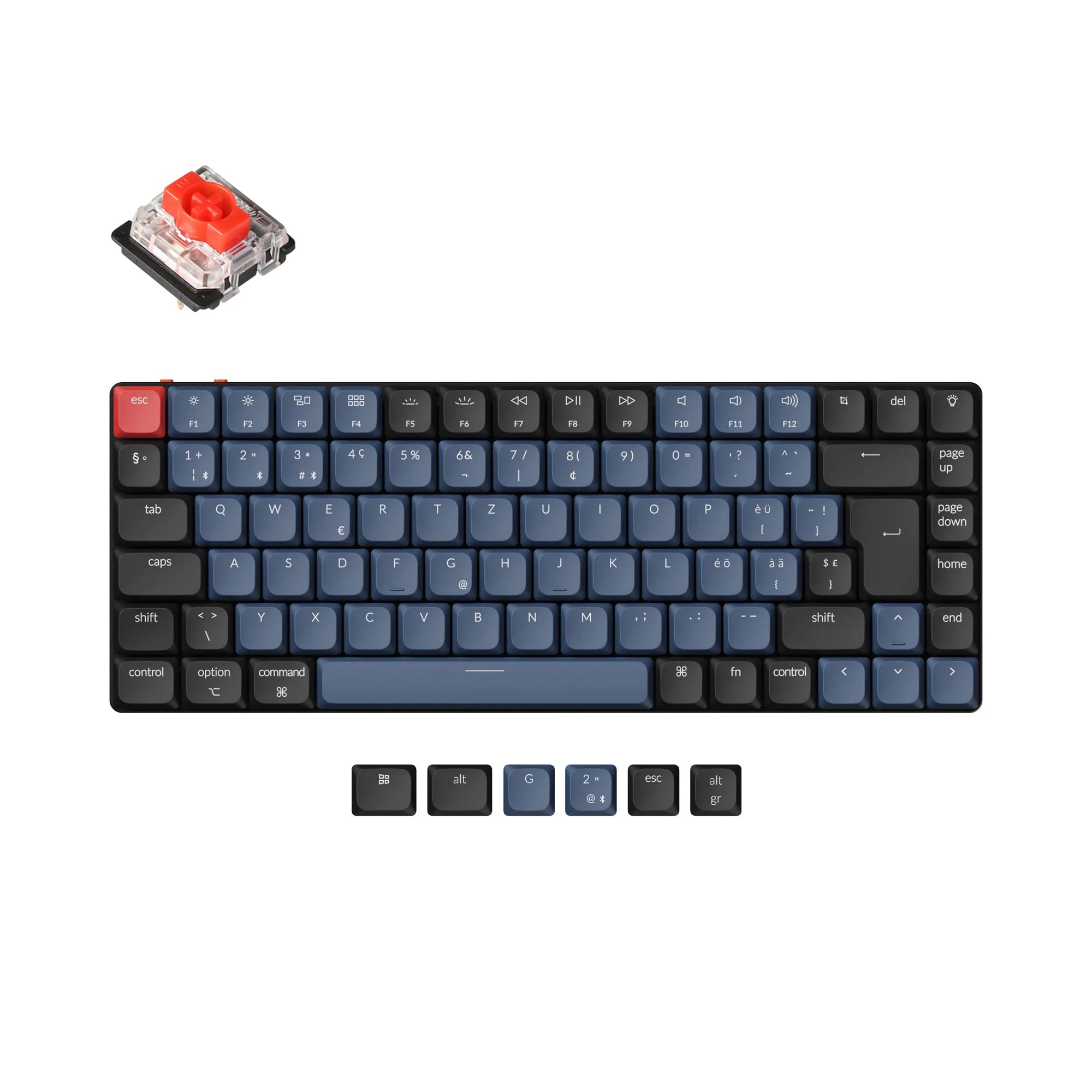 Keychron K3 Pro QMK/VIA Wireless Mechanical Keyboard ISO Layout Collection - View 5