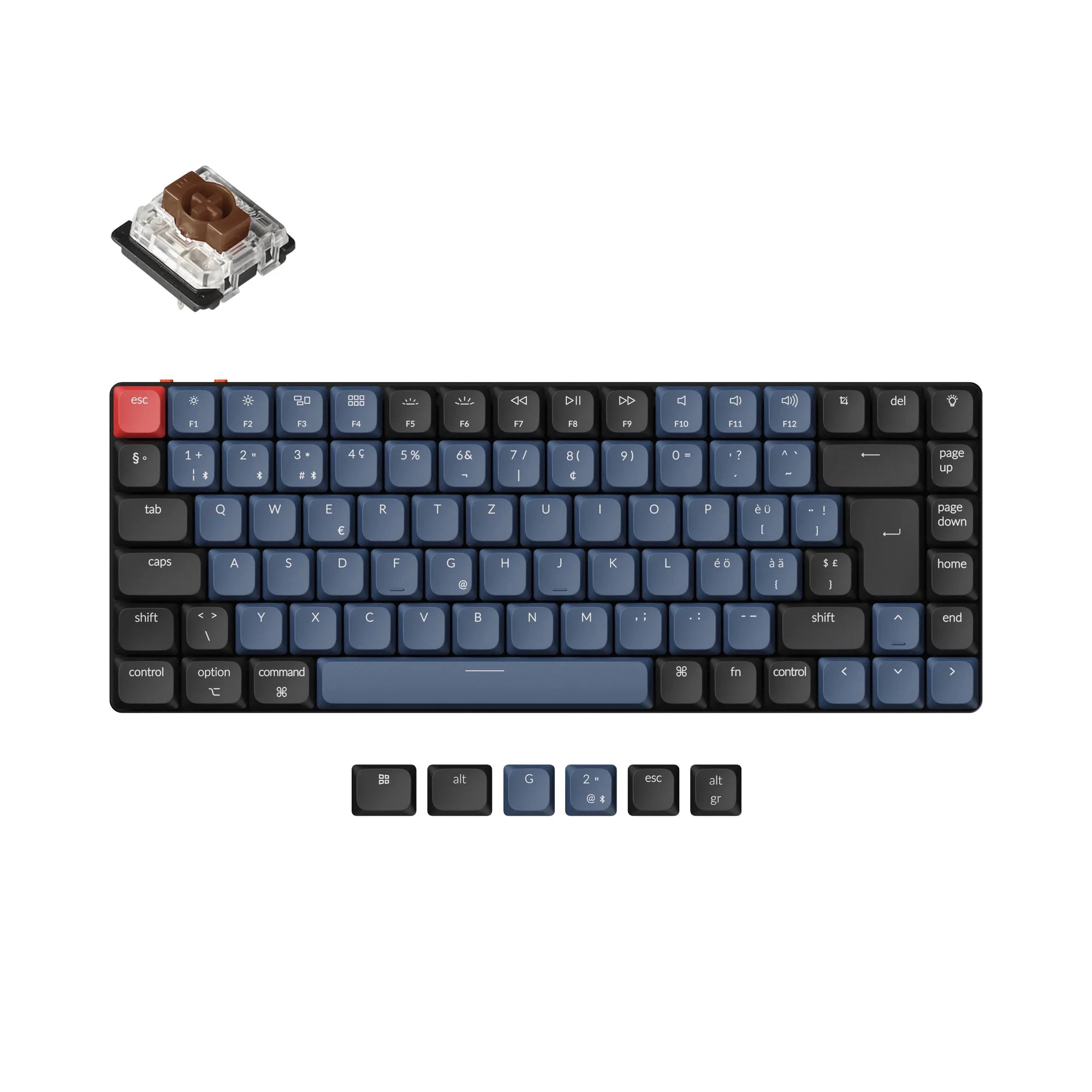 Keychron K3 Pro QMK/VIA Wireless Mechanical Keyboard ISO Layout Collection - View 6