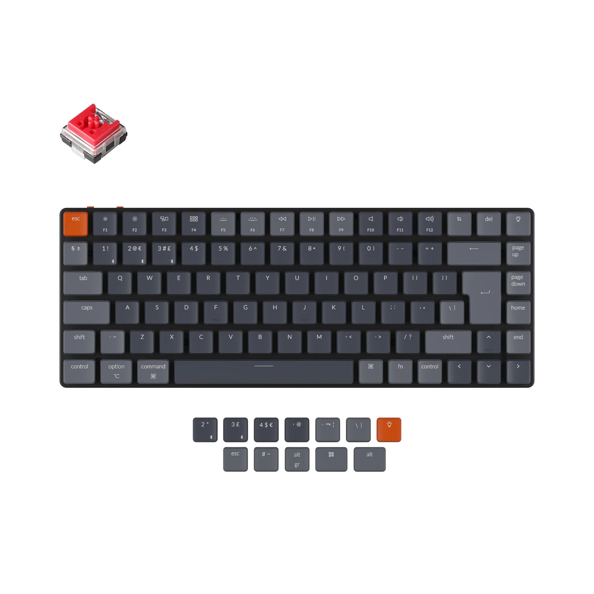Keychron K3 Ultra-slim Wireless Mechanical Keyboard (UK ISO Layout) - Version 2 - View 4