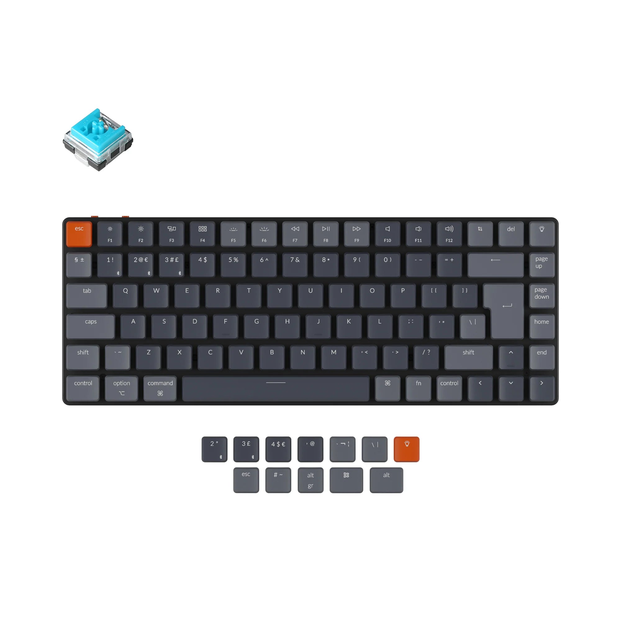 Keychron K3 Ultra-slim Wireless Mechanical Keyboard (UK ISO Layout) - Version 2 - View 5