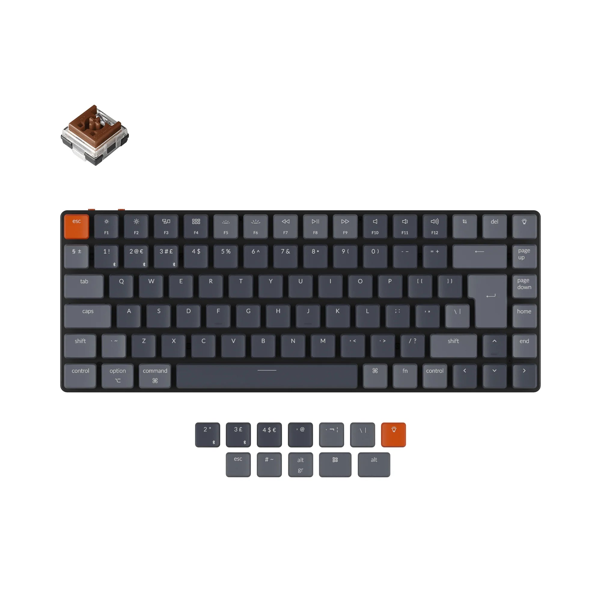 Keychron K3 Ultra-slim Wireless Mechanical Keyboard (UK ISO Layout) - Version 2 - View 6