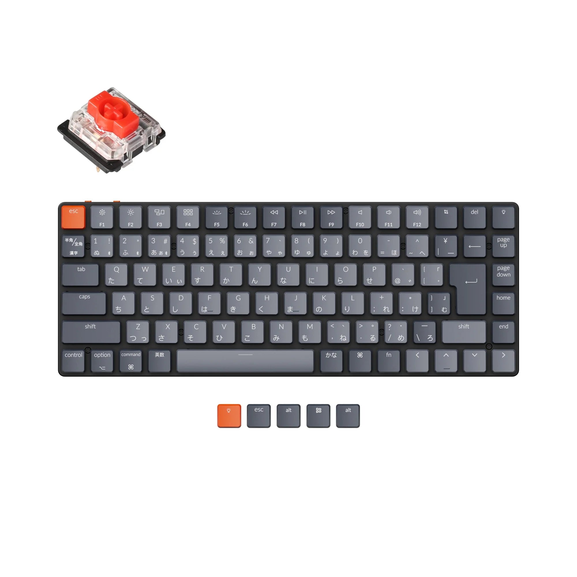 Keychron K3 Ultra-slim Wireless Mechanical Keyboard (Japan JIS Layout) -