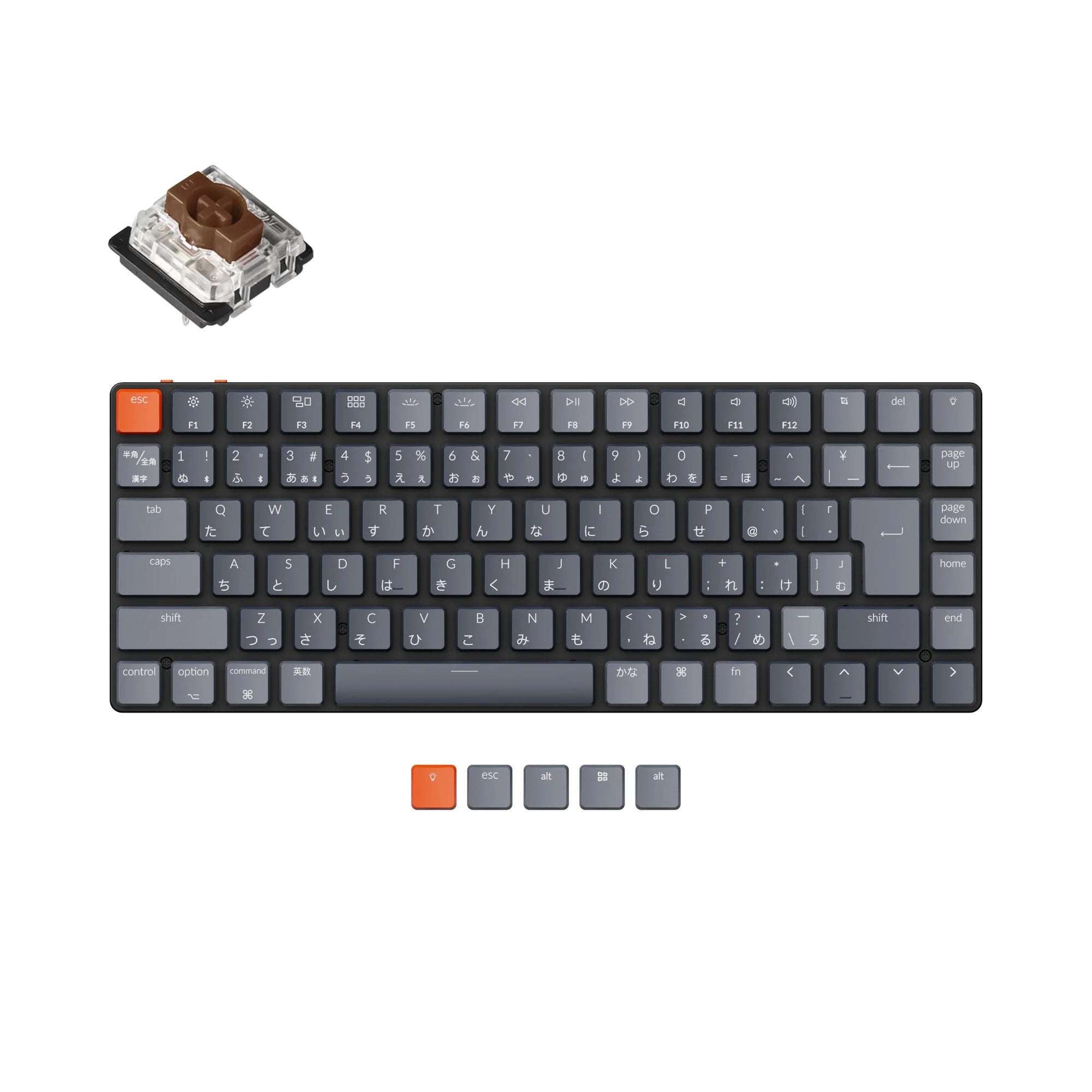 Keychron K3 Ultra-slim Wireless Mechanical Keyboard (Japan JIS Layout) - - View 6