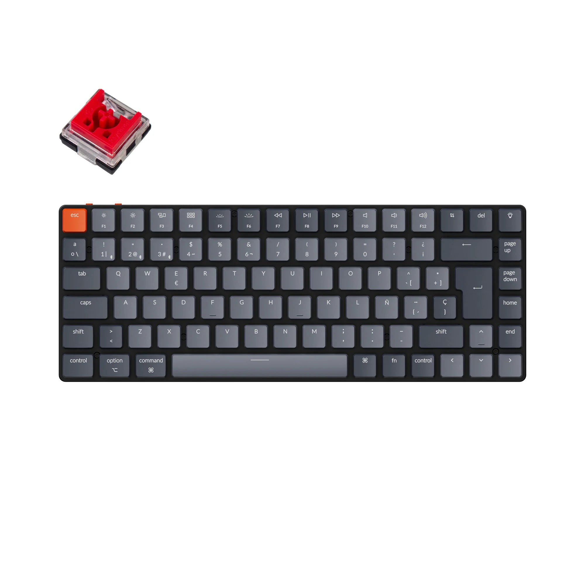 Keychron K3 Ultra-slim Wireless Mechanical Keyboard (Spanish ISO Layout) -