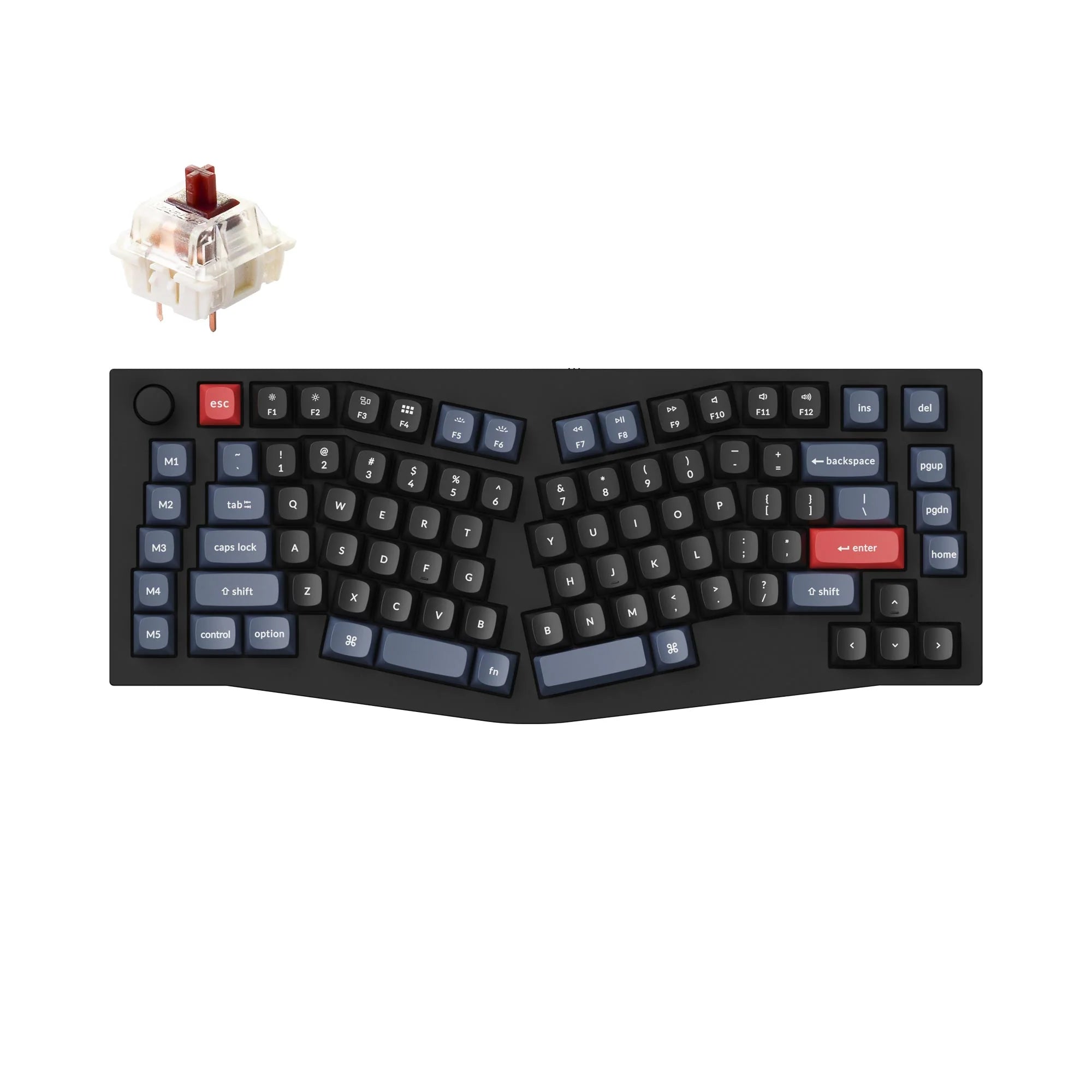 Keychron Q10 (Alice Layout) QMK Custom Mechanical Keyboard - View 3