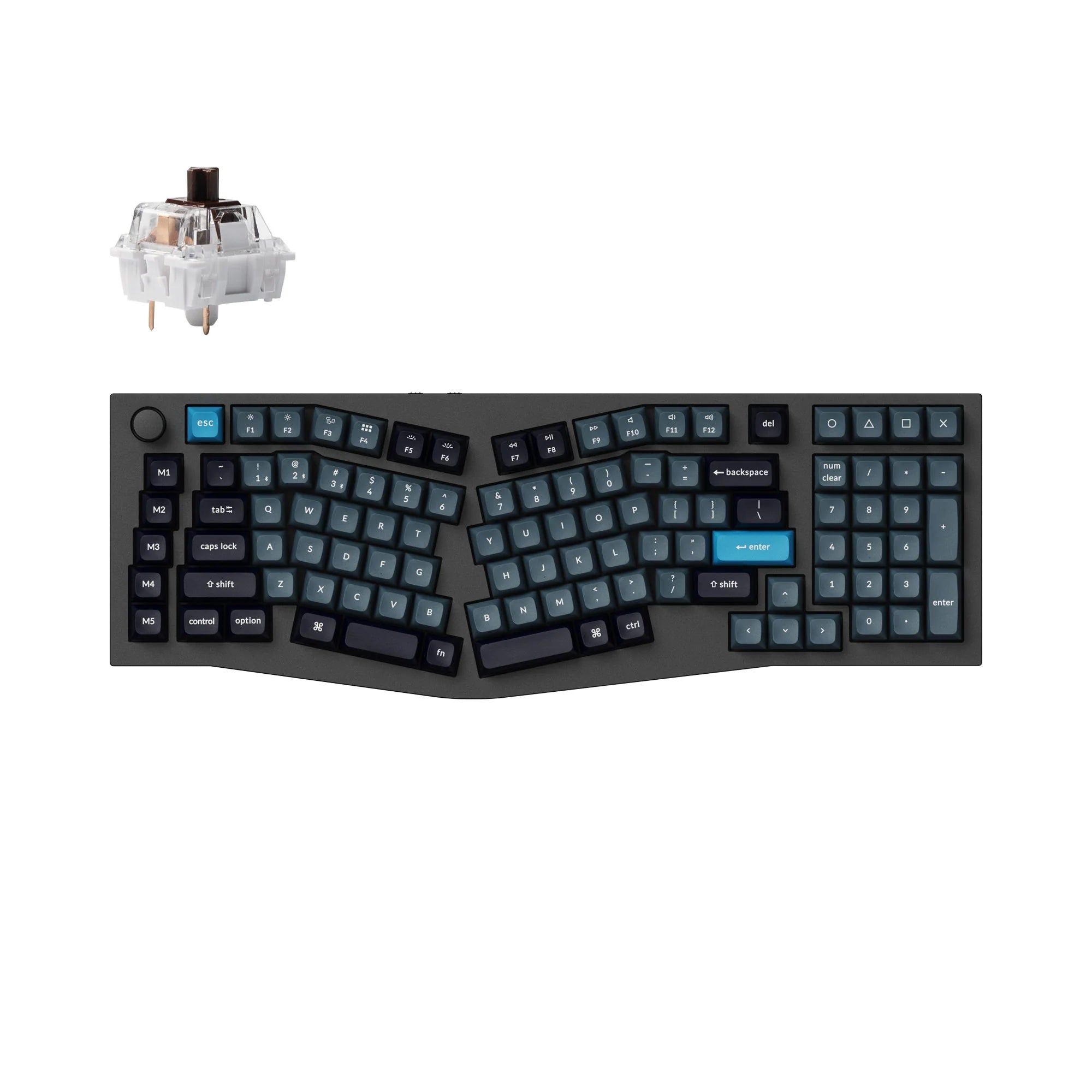 Keychron Q13 Pro (Alice Layout) QMK/VIA Wireless Custom Mechanical Keyboard - View 2