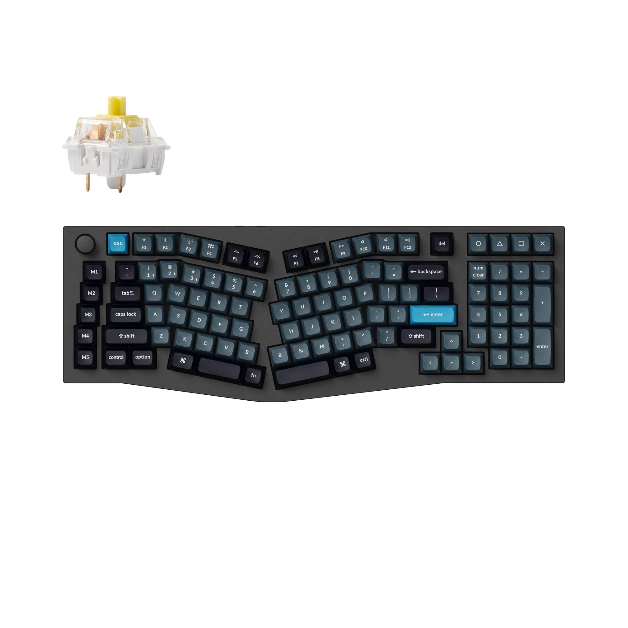 Keychron Q13 Pro (Alice Layout) QMK/VIA Wireless Custom Mechanical Keyboard - View 3