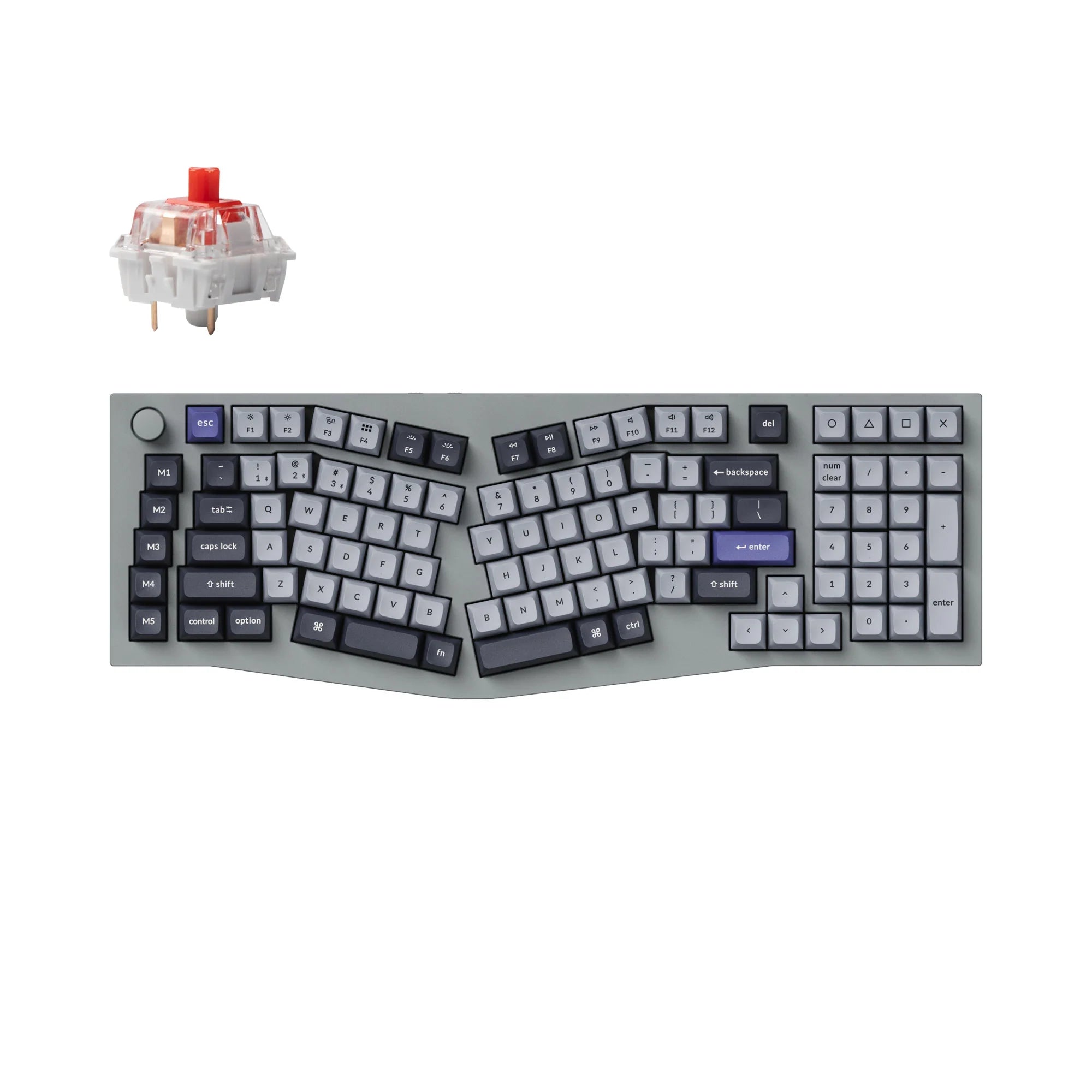 Keychron Q13 Pro (Alice Layout) QMK/VIA Wireless Custom Mechanical Keyboard - View 4