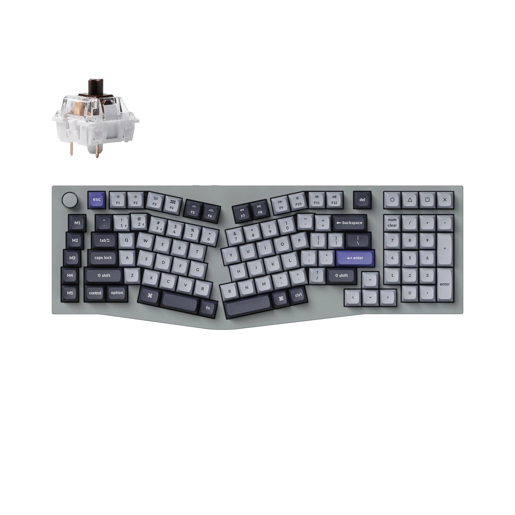 Keychron Q13 Pro (Alice Layout) QMK/VIA Wireless Custom Mechanical Keyboard - View 5